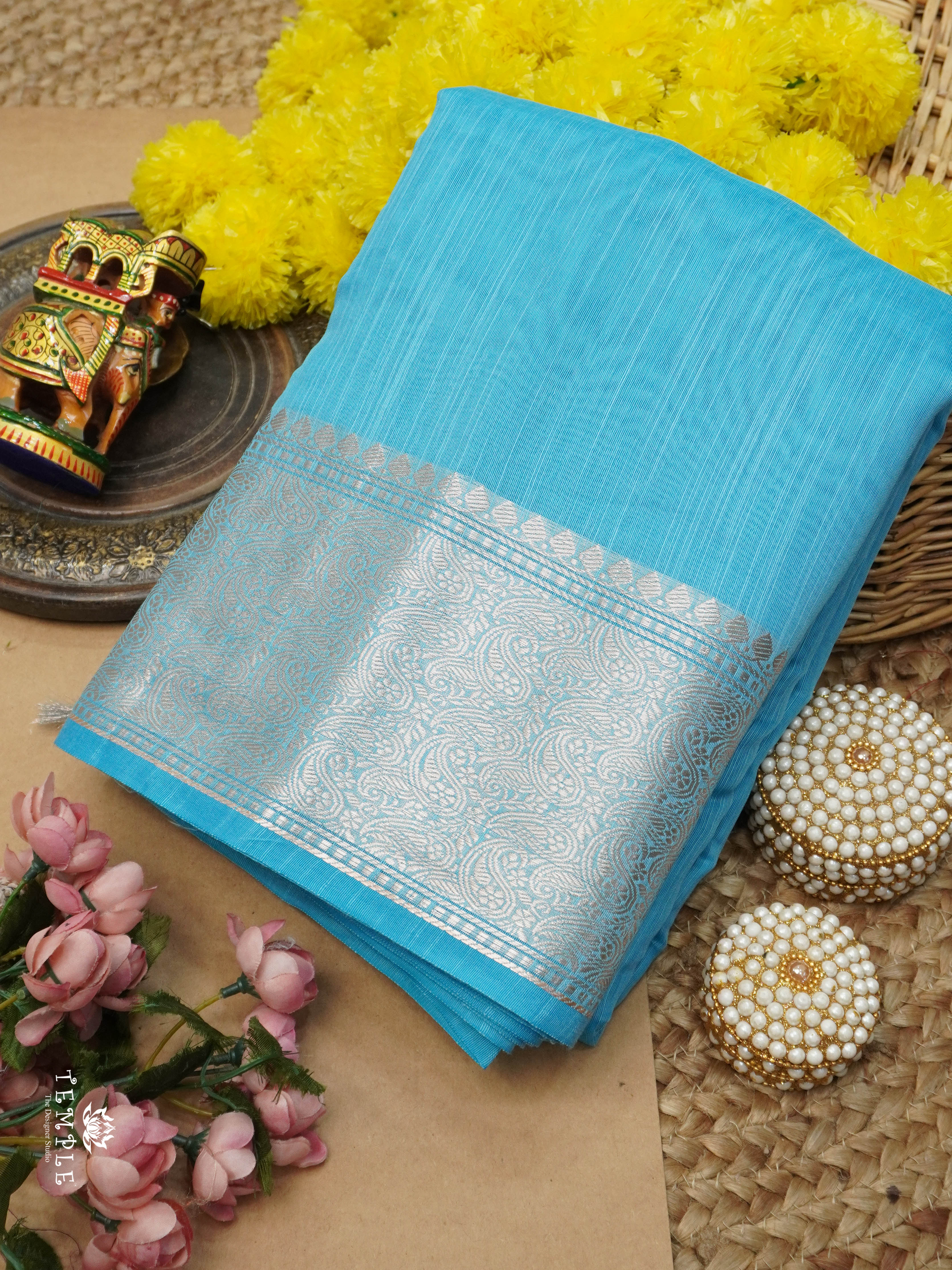 Chanderi Cotton Saree | TTDS2785