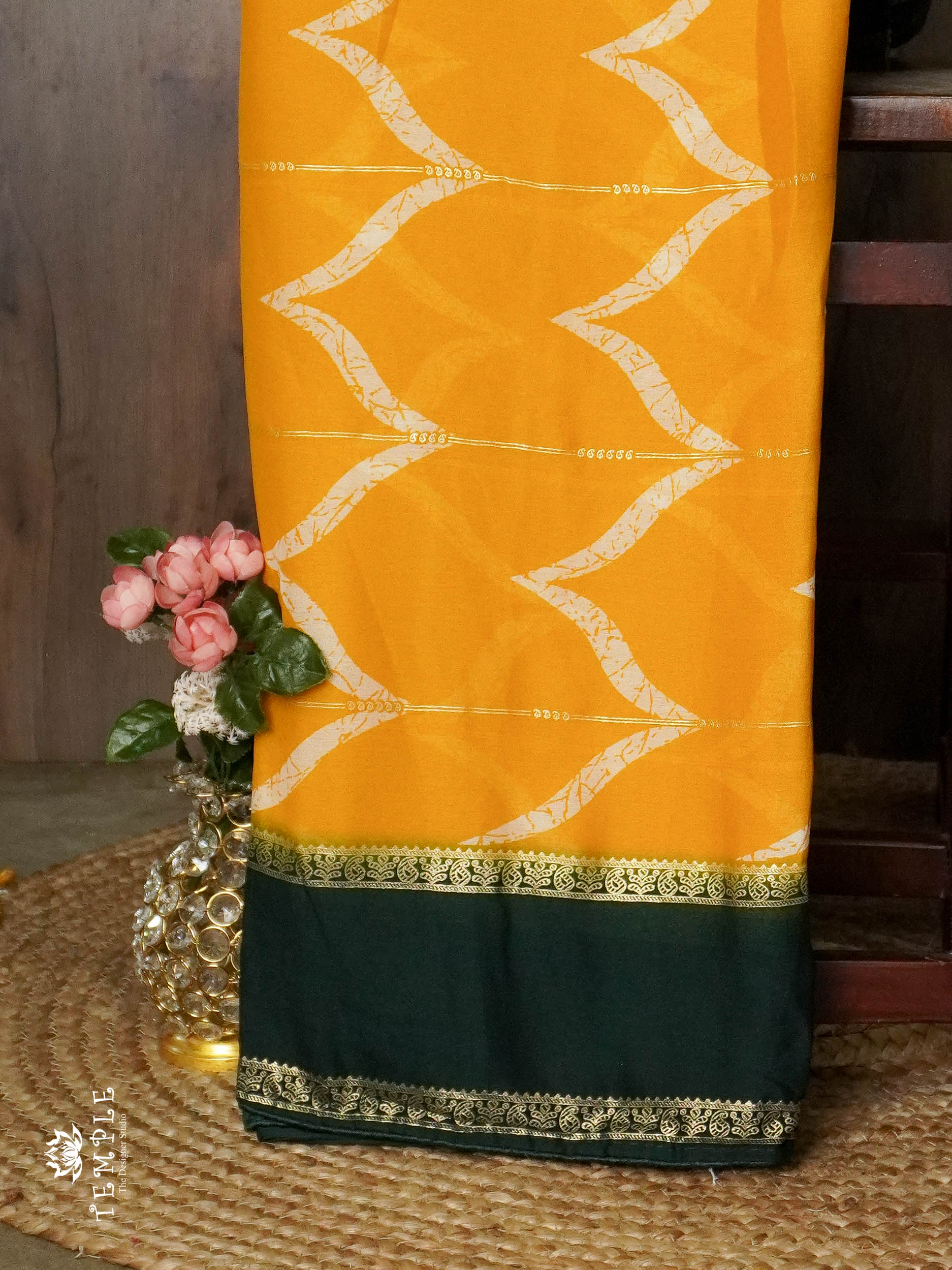 Semi Georgette Saree  | TTDS1307 | Sparkling Deals