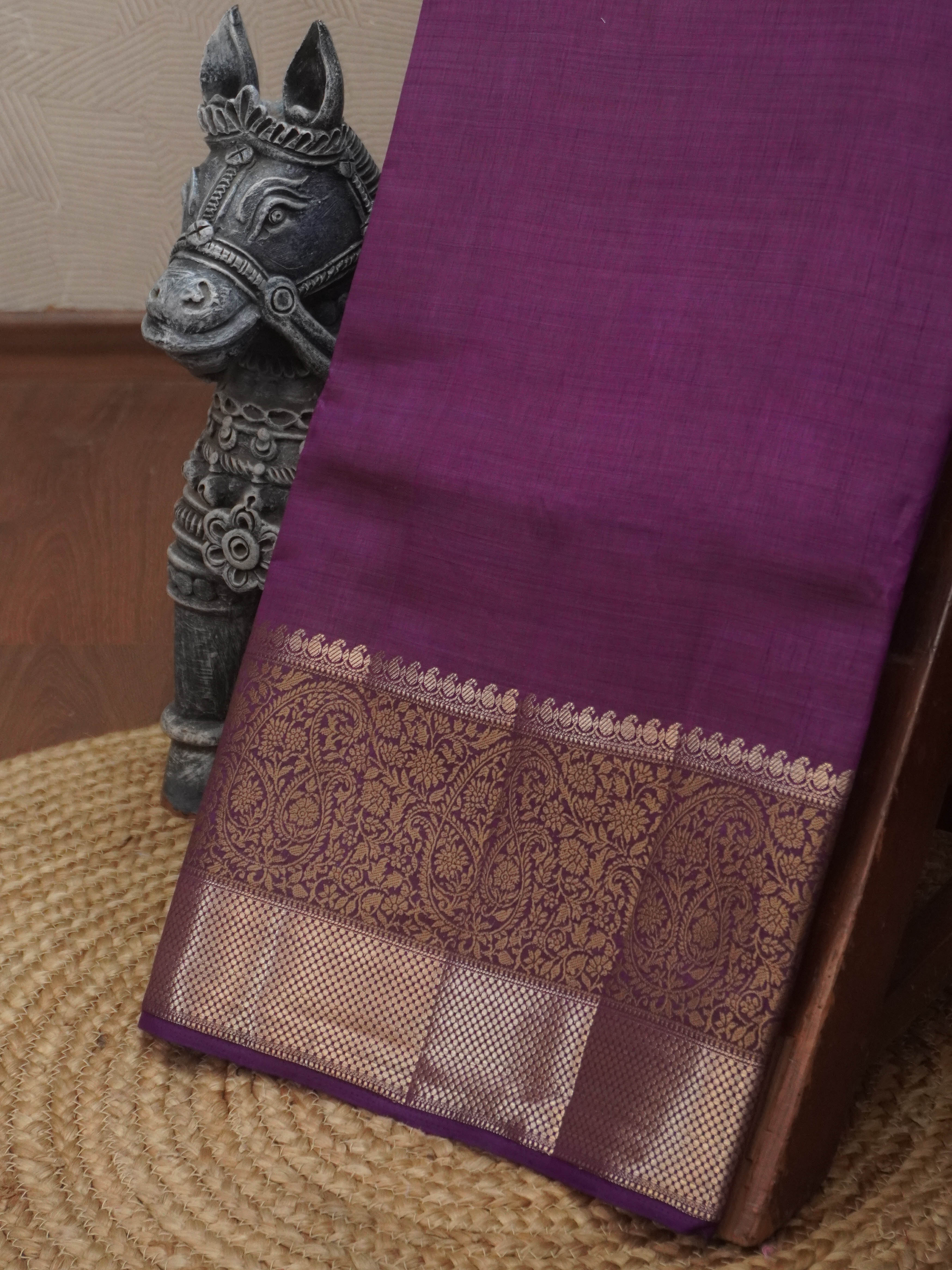 Semi Tussar Silk Saree | TTDS3203