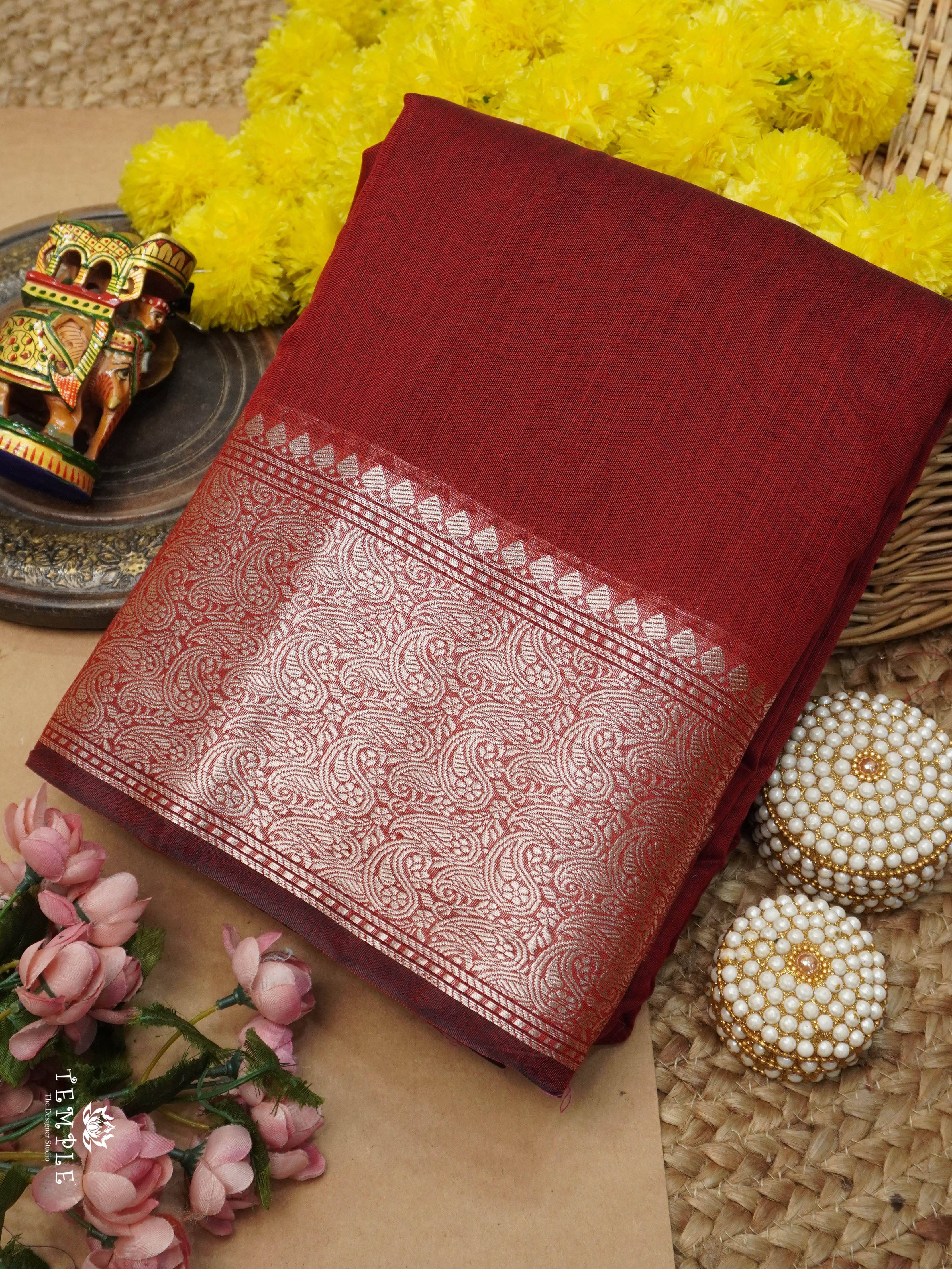 Chanderi Cotton Saree | TTDS2785