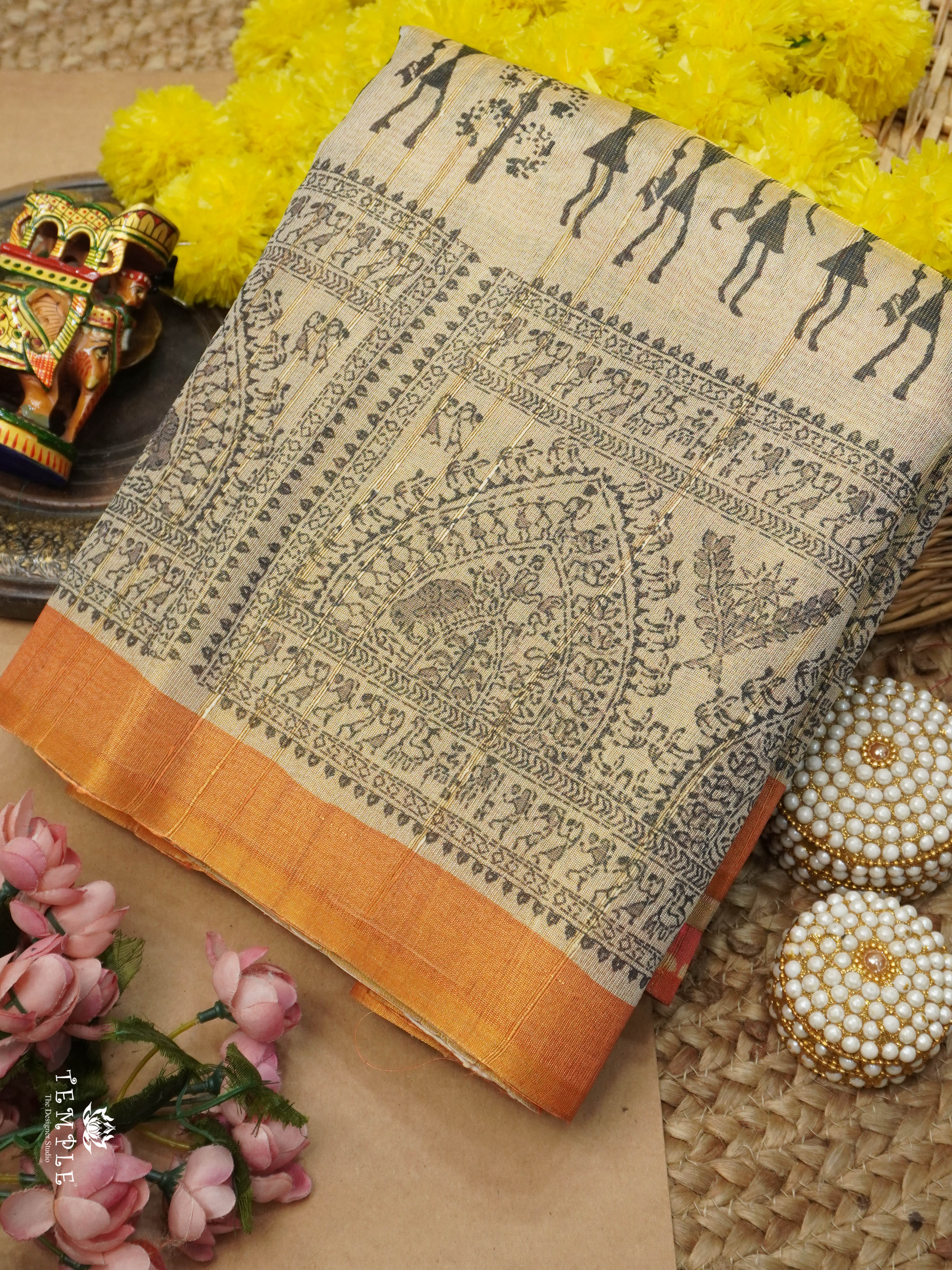 Printed Tissue Saree | TTDS2786