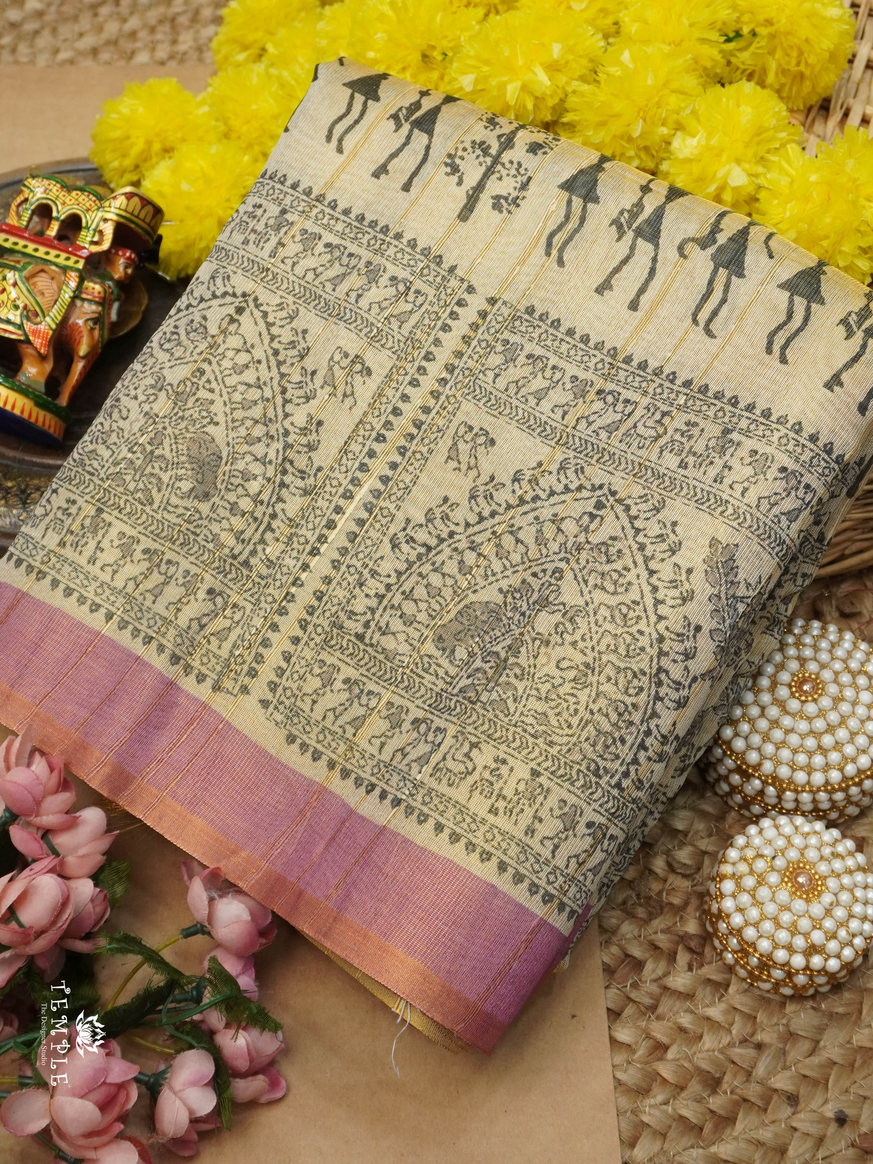 Printed Tissue Saree | TTDS2786