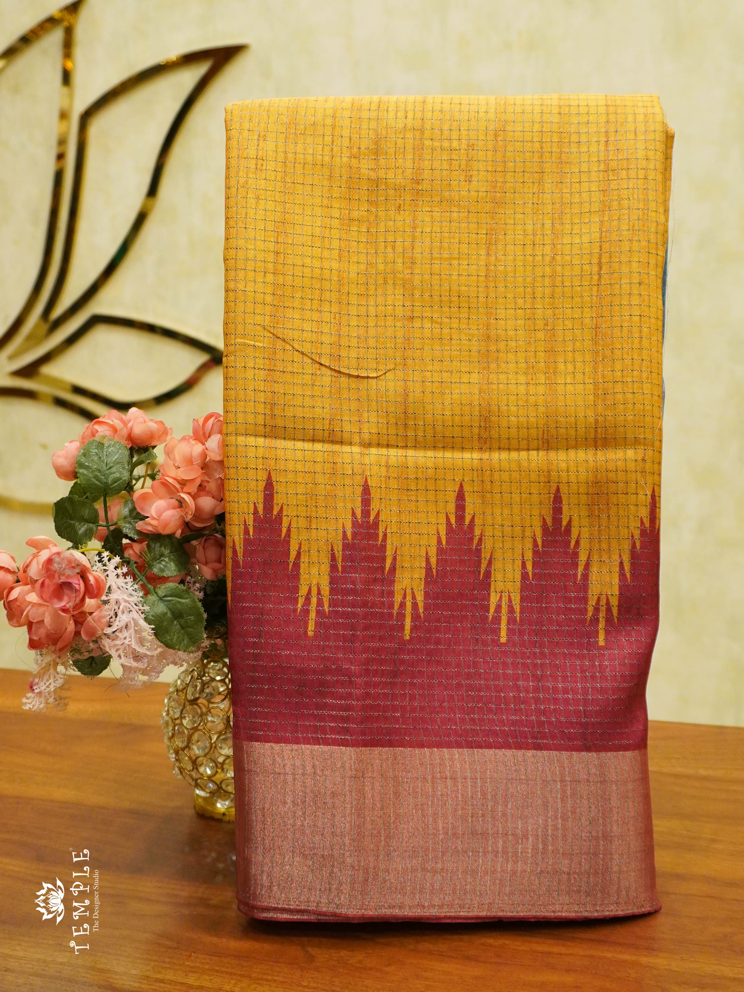 Tussar Silk saree With Ganga Jamuna Border | TTDS1311