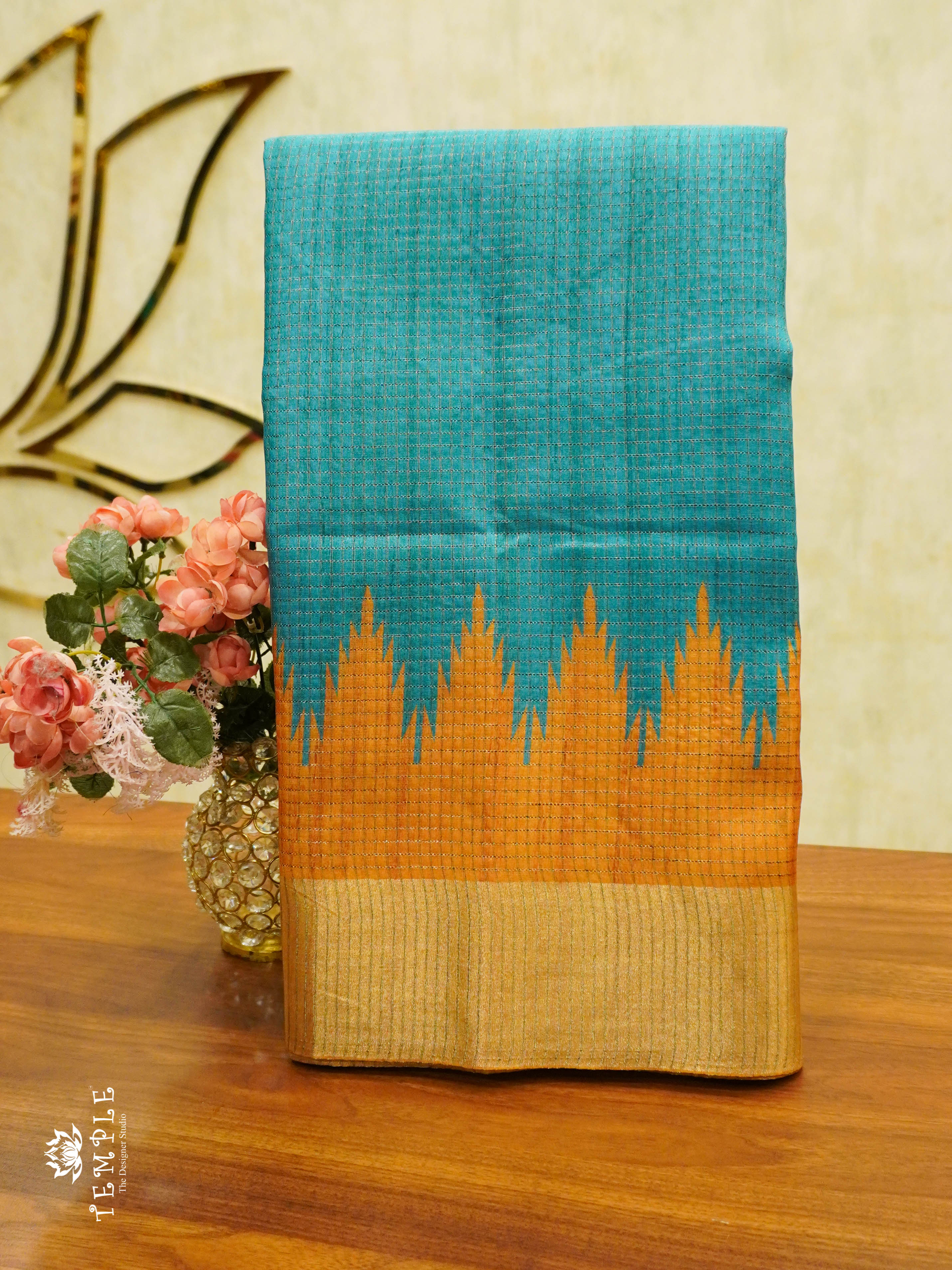 Tussar Silk saree With Ganga Jamuna Border | TTDS1311