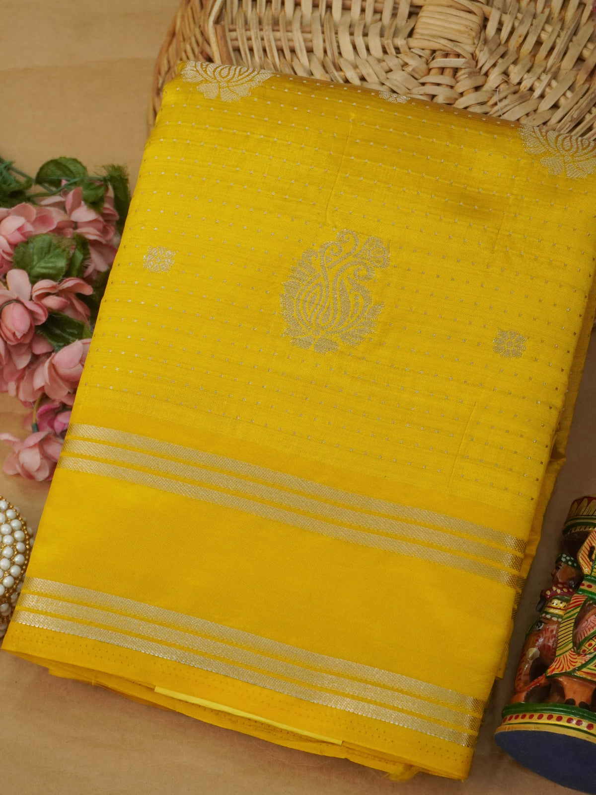 Tussar Silk Saree | TTDS3634