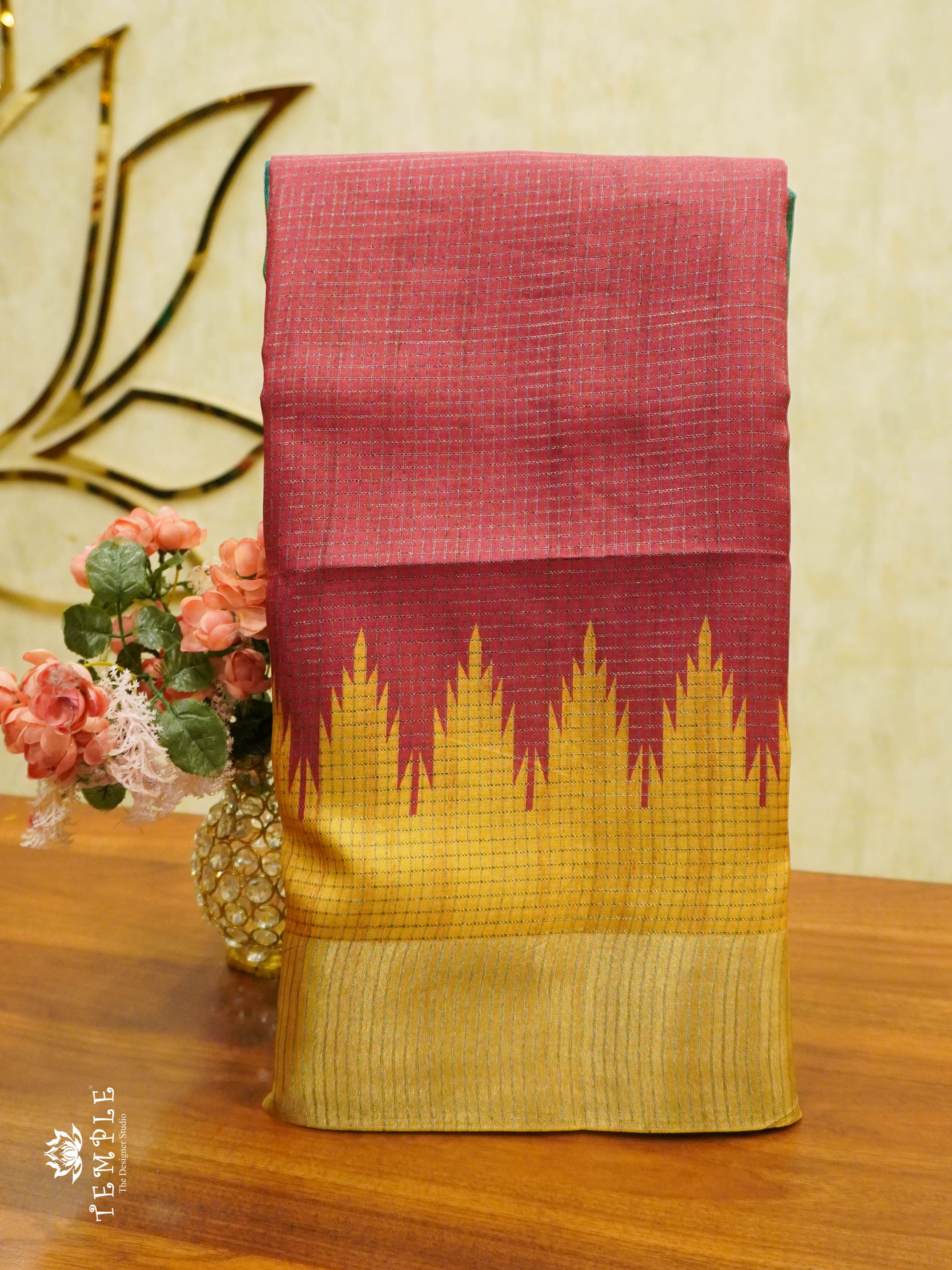 Tussar Silk saree With Ganga Jamuna Border | TTDS1311