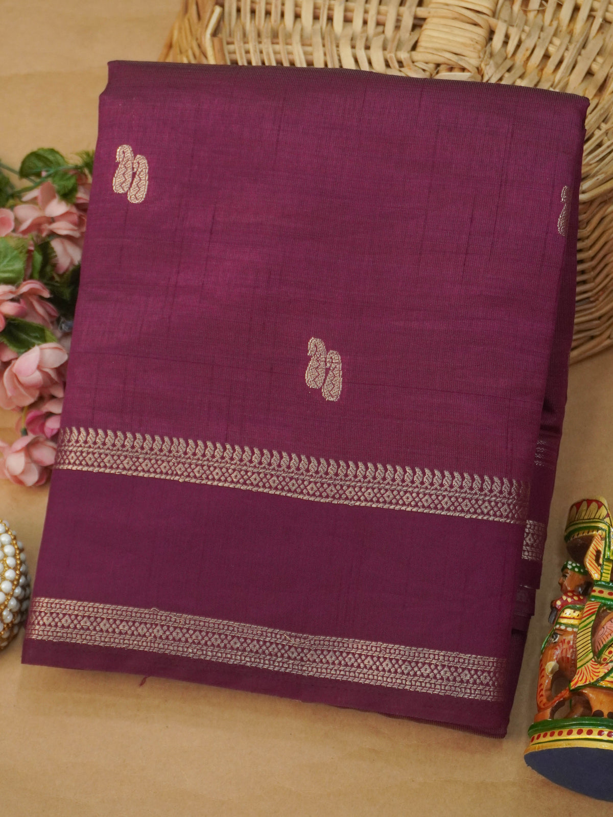 Tussar Silk Saree | TTDS3635