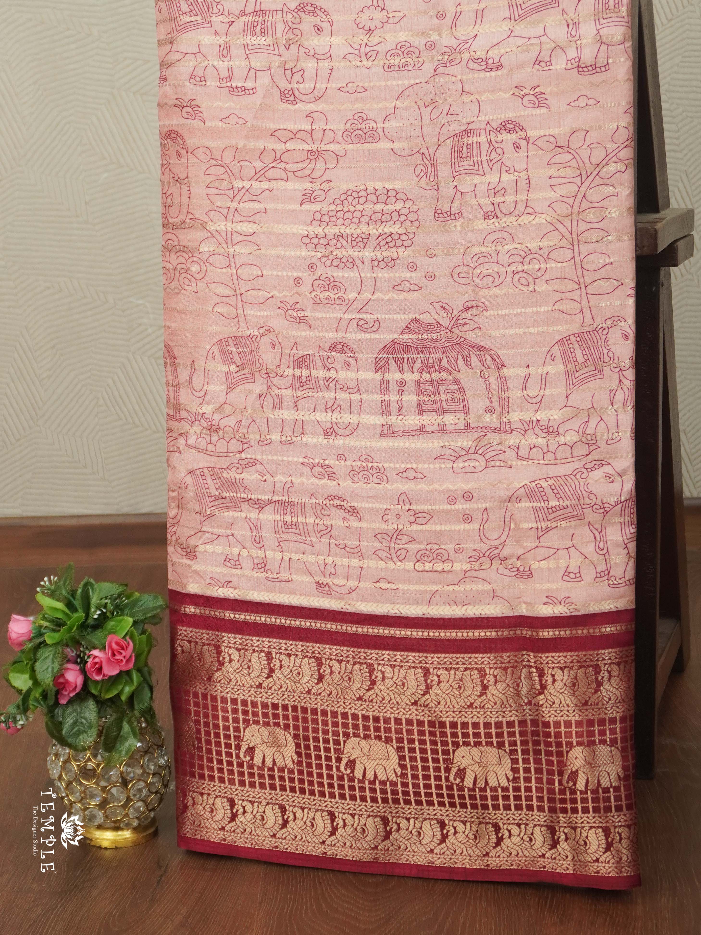 Printed Silk Saree | TTDS2696