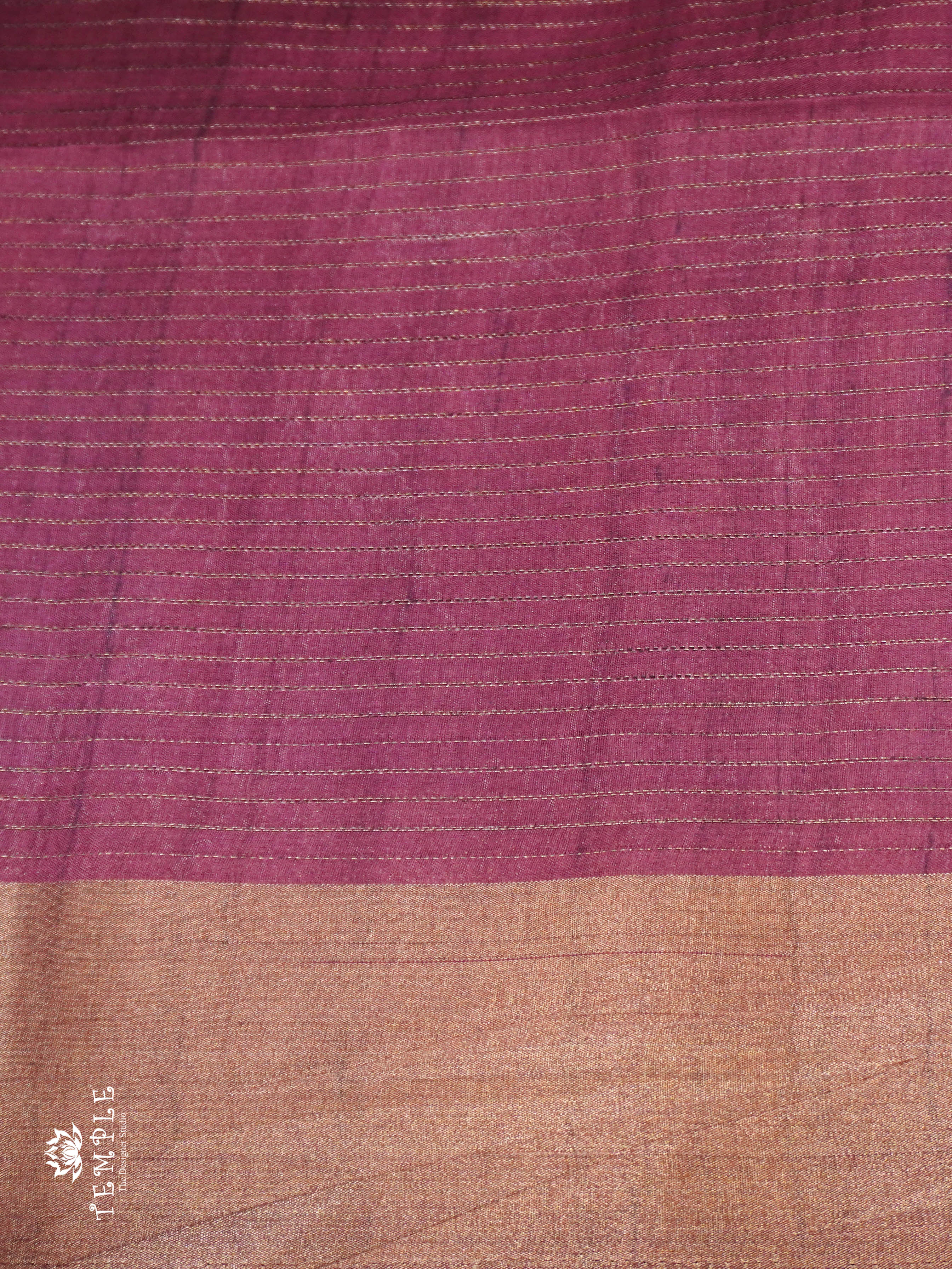 Tussar Silk saree With Ganga Jamuna Border | TTDS1311