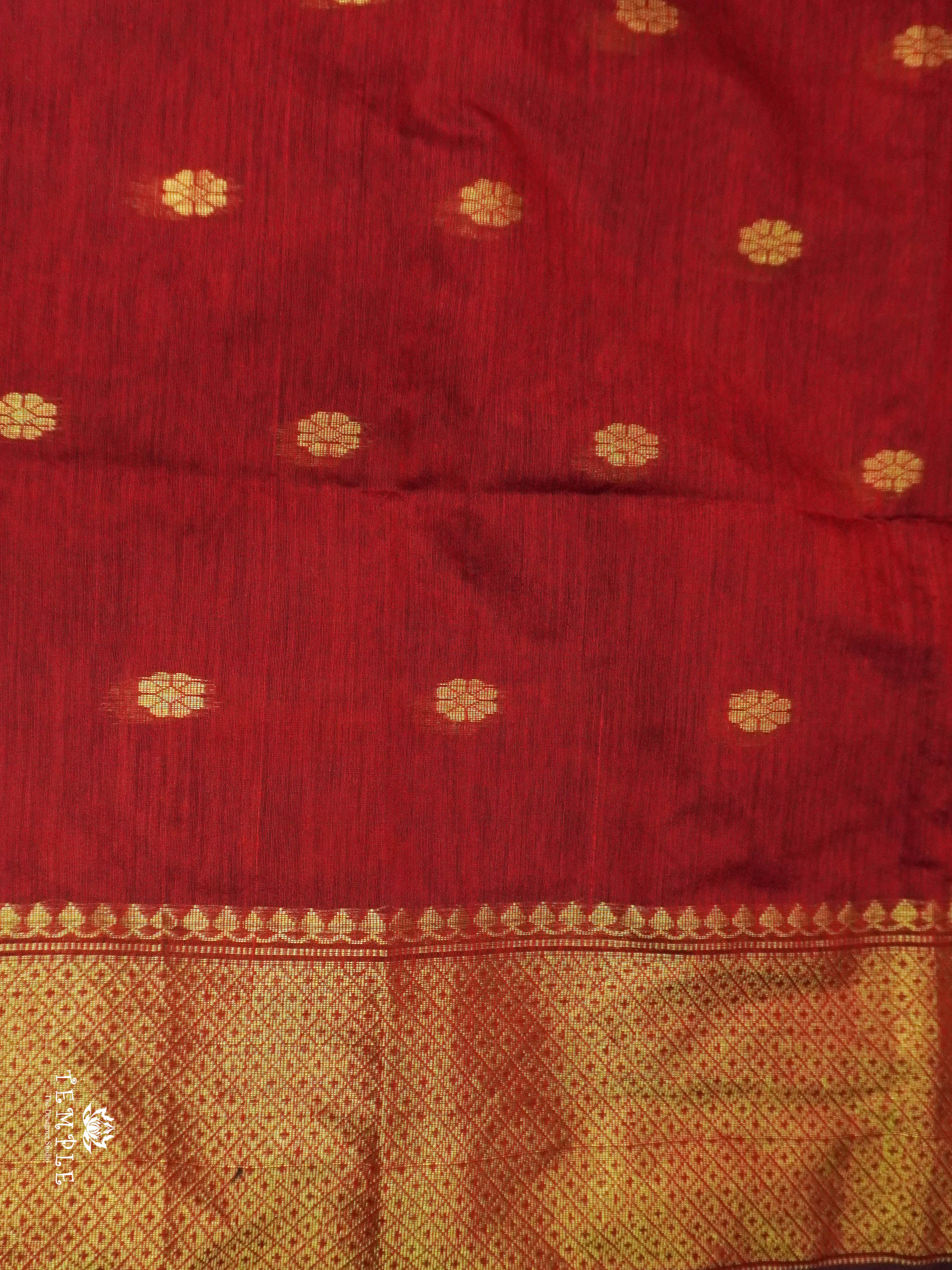 Linen Cotton Saree | TTDS1783