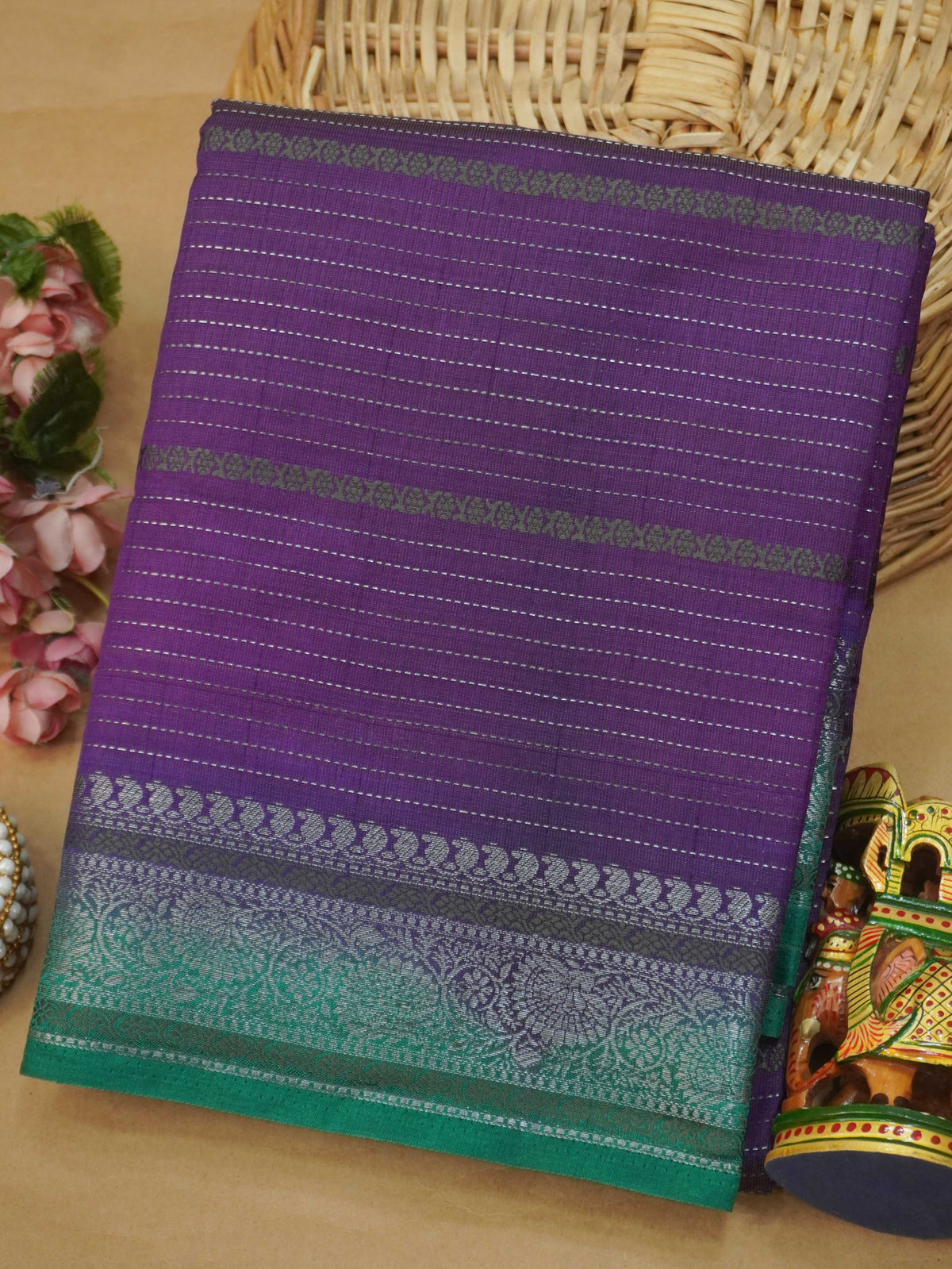 Tussar Silk Saree | TTDS3632