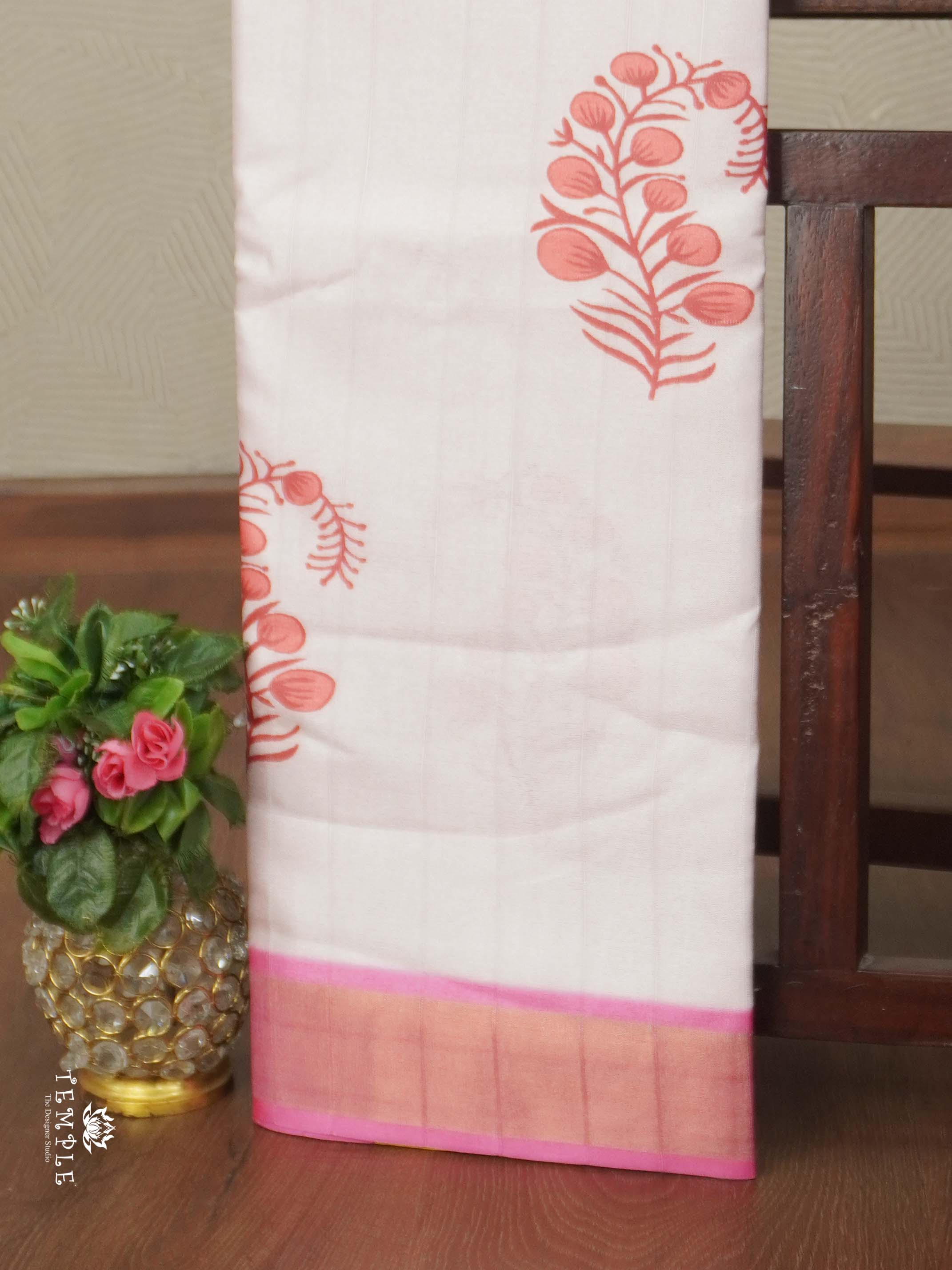 Printed Matka Saree | TTDS2699