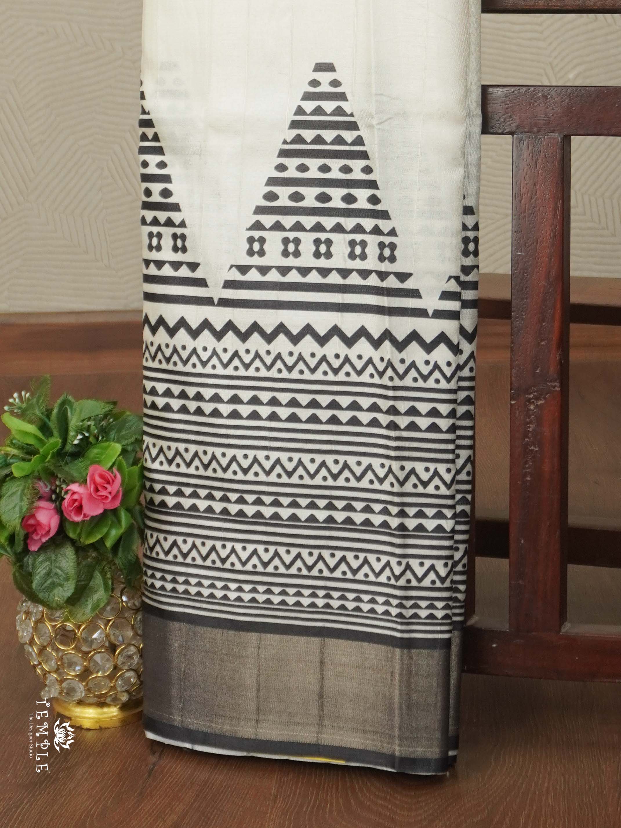 Printed Matka Saree | TTDS2699