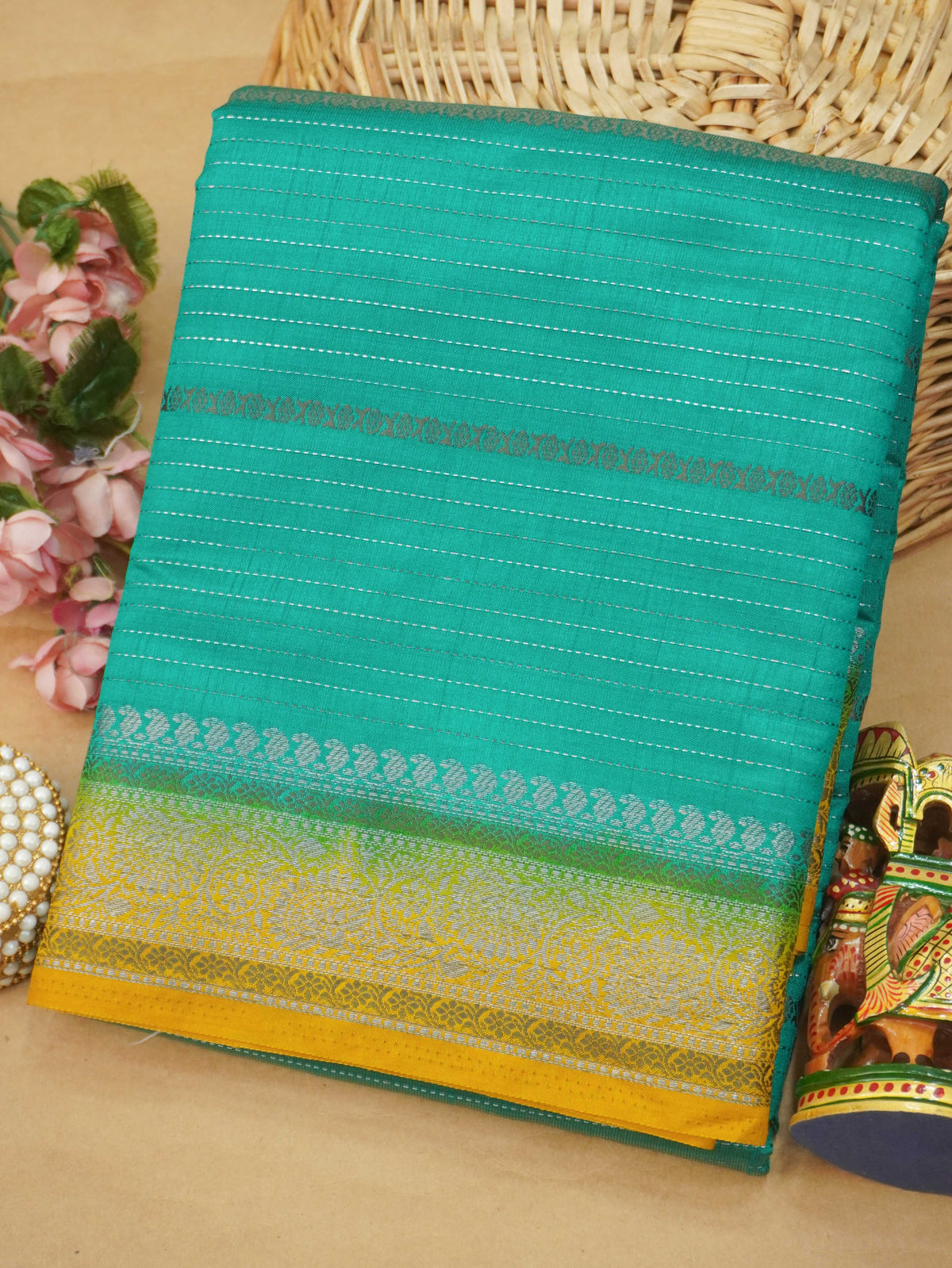 Tussar Silk Saree | TTDS3632