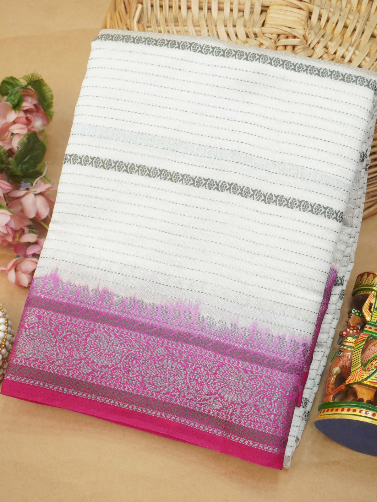Tussar Silk Saree | TTDS3632