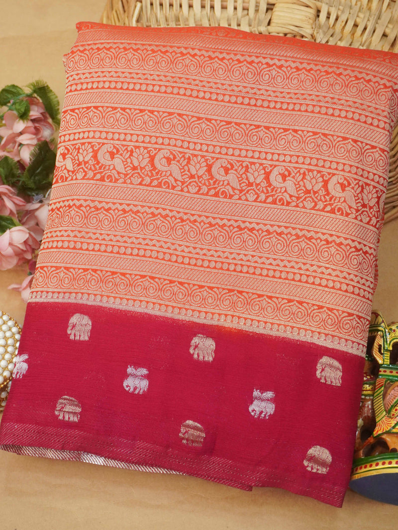 Banarasi Georgette Saree | TTDS3621