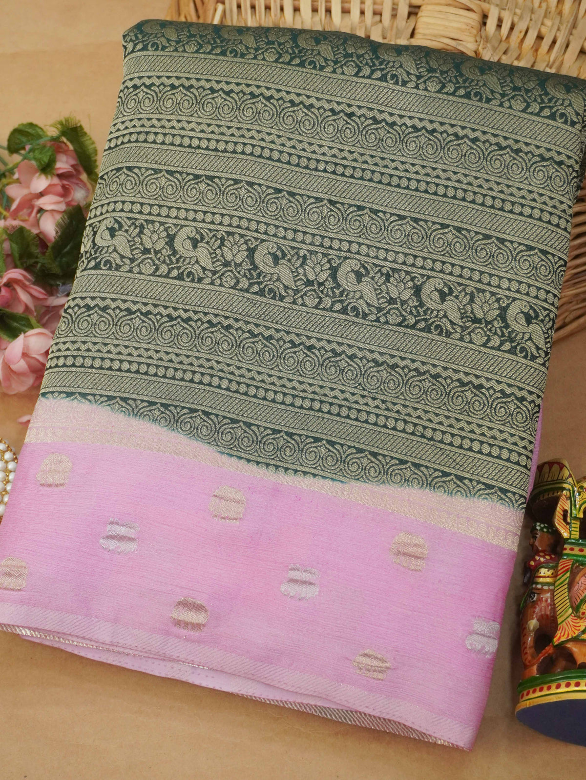 Banarasi Georgette Saree | TTDS3621