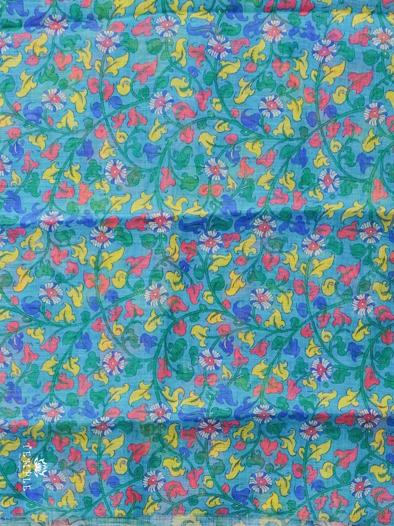 Printed Chanderi Cotton Saree | TTDS2281