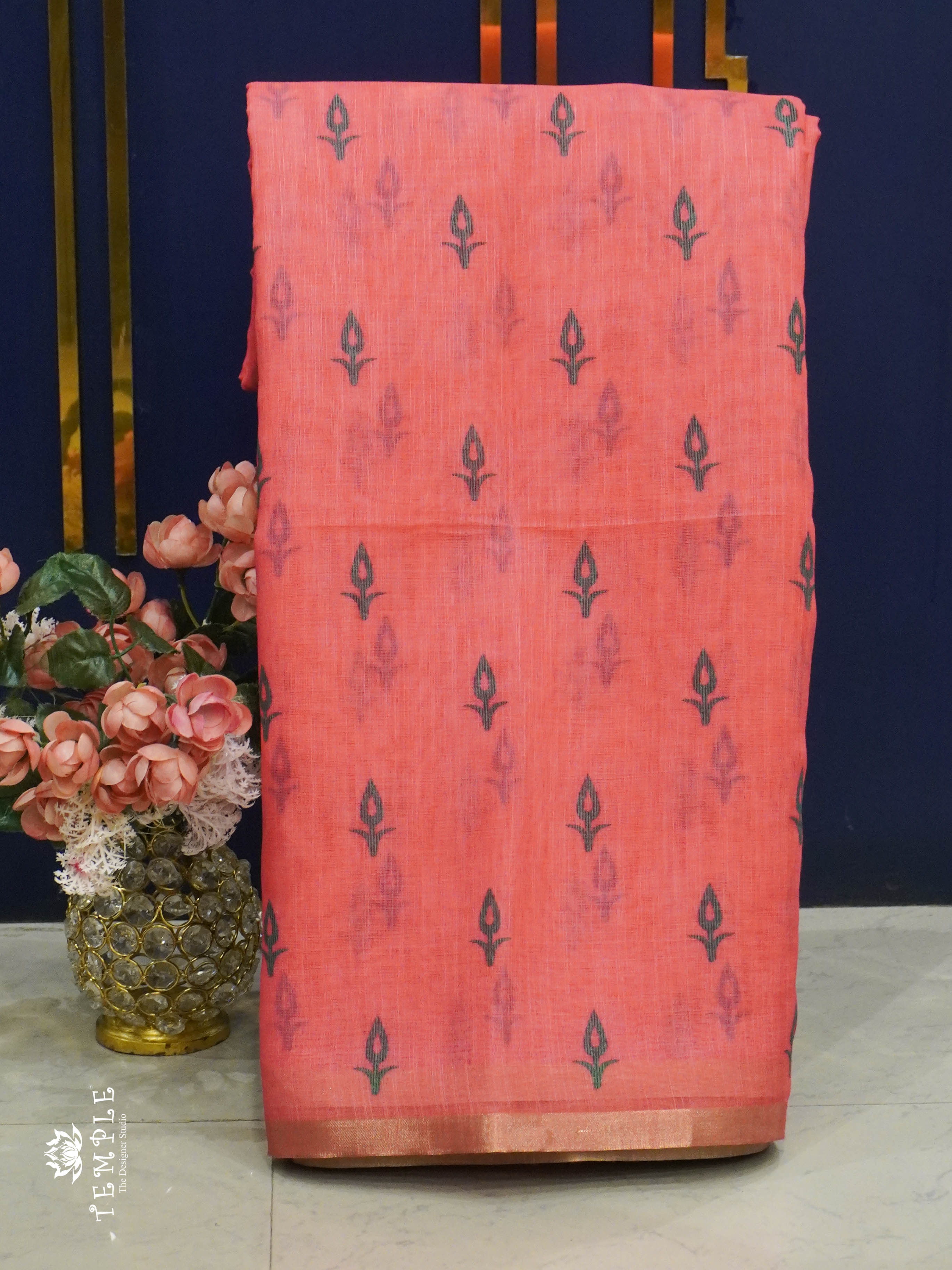 Chanderi Cotton Saree | TTDS1317 | Sparkling Deals