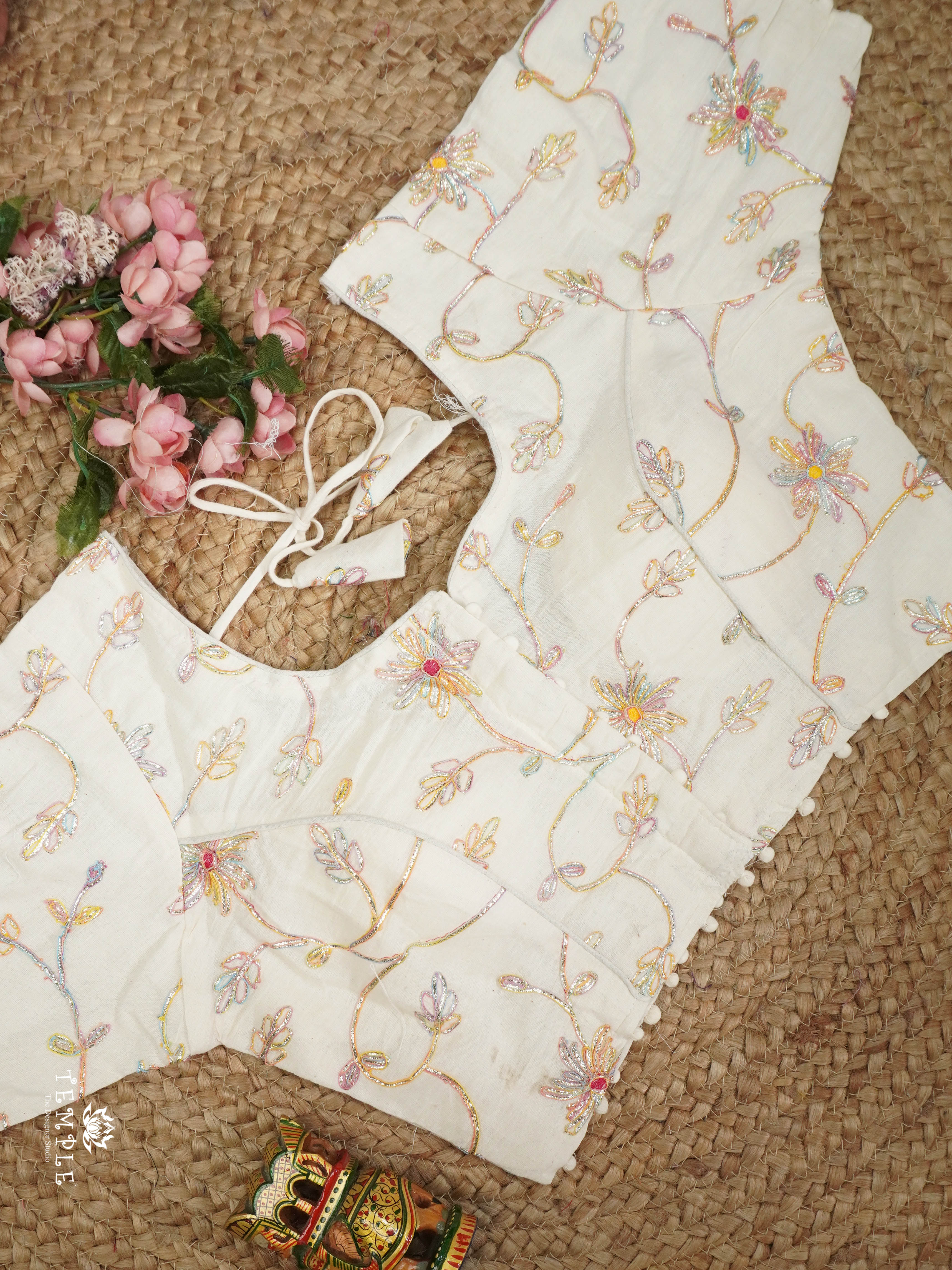 Pure Kadhi Readymade Blouse | TTDS2296