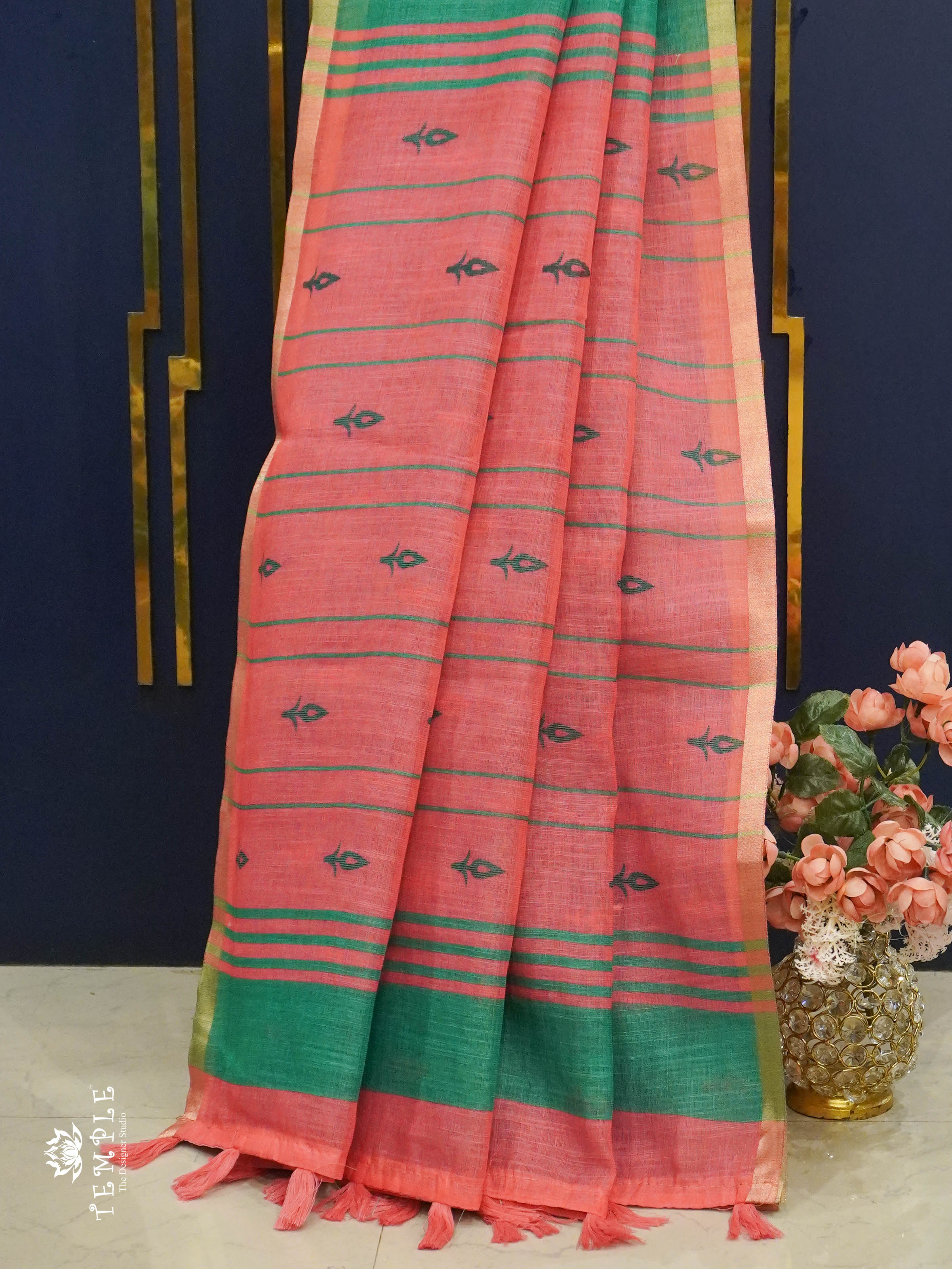 Chanderi Cotton Saree | TTDS1317 | Sparkling Deals