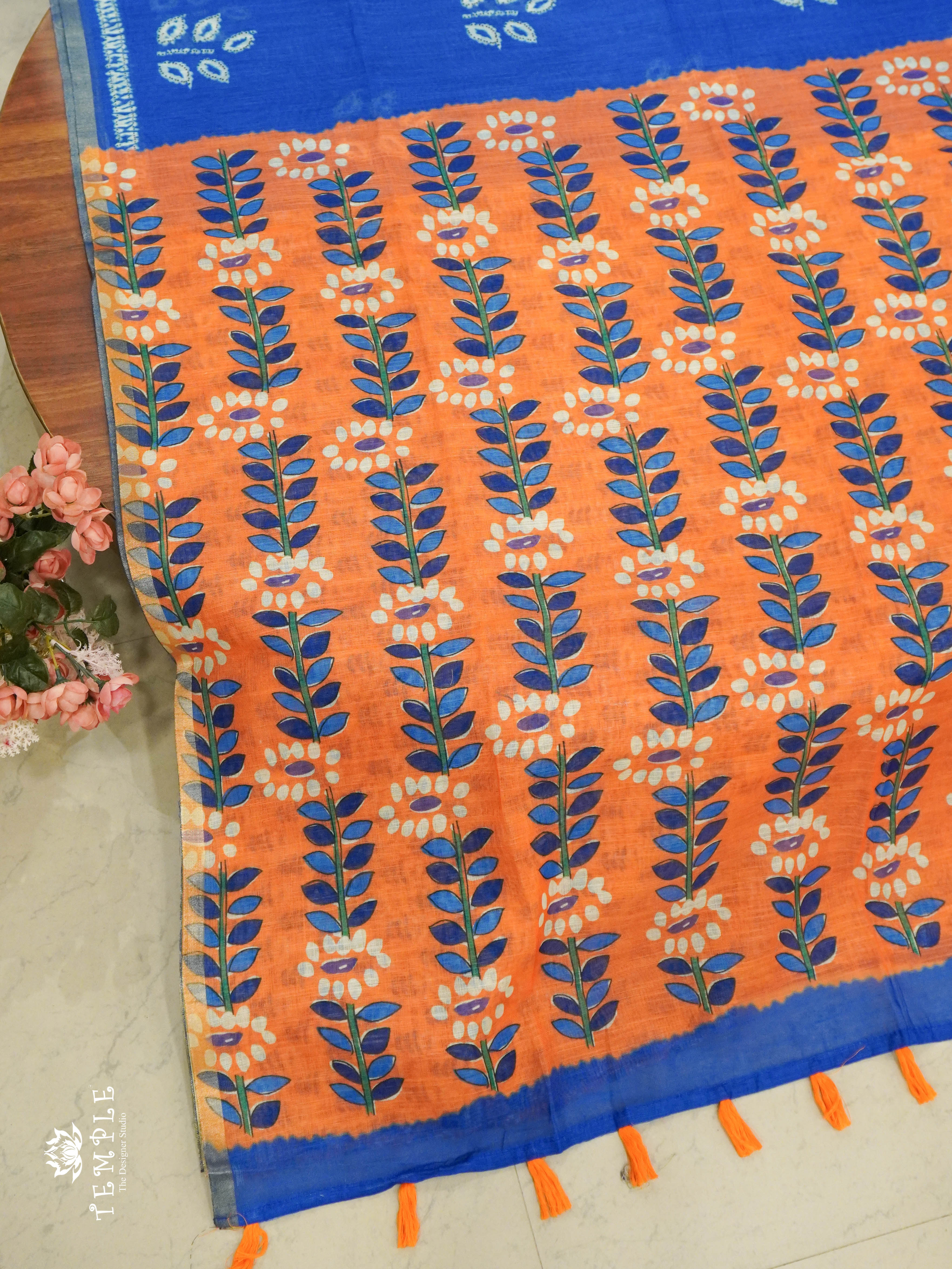 Chanderi Cotton Saree | TTDS1316 | Sparkling Deals