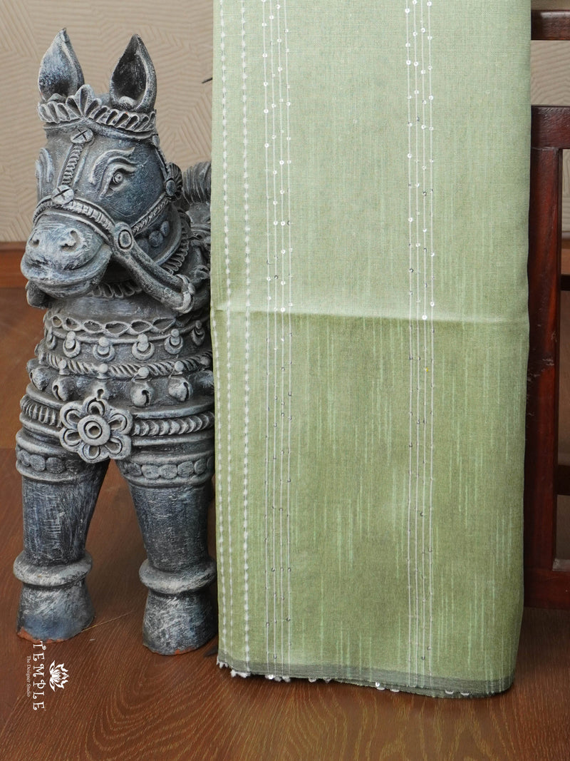 Raw Silk Saree with sequins Work | TTDS2100