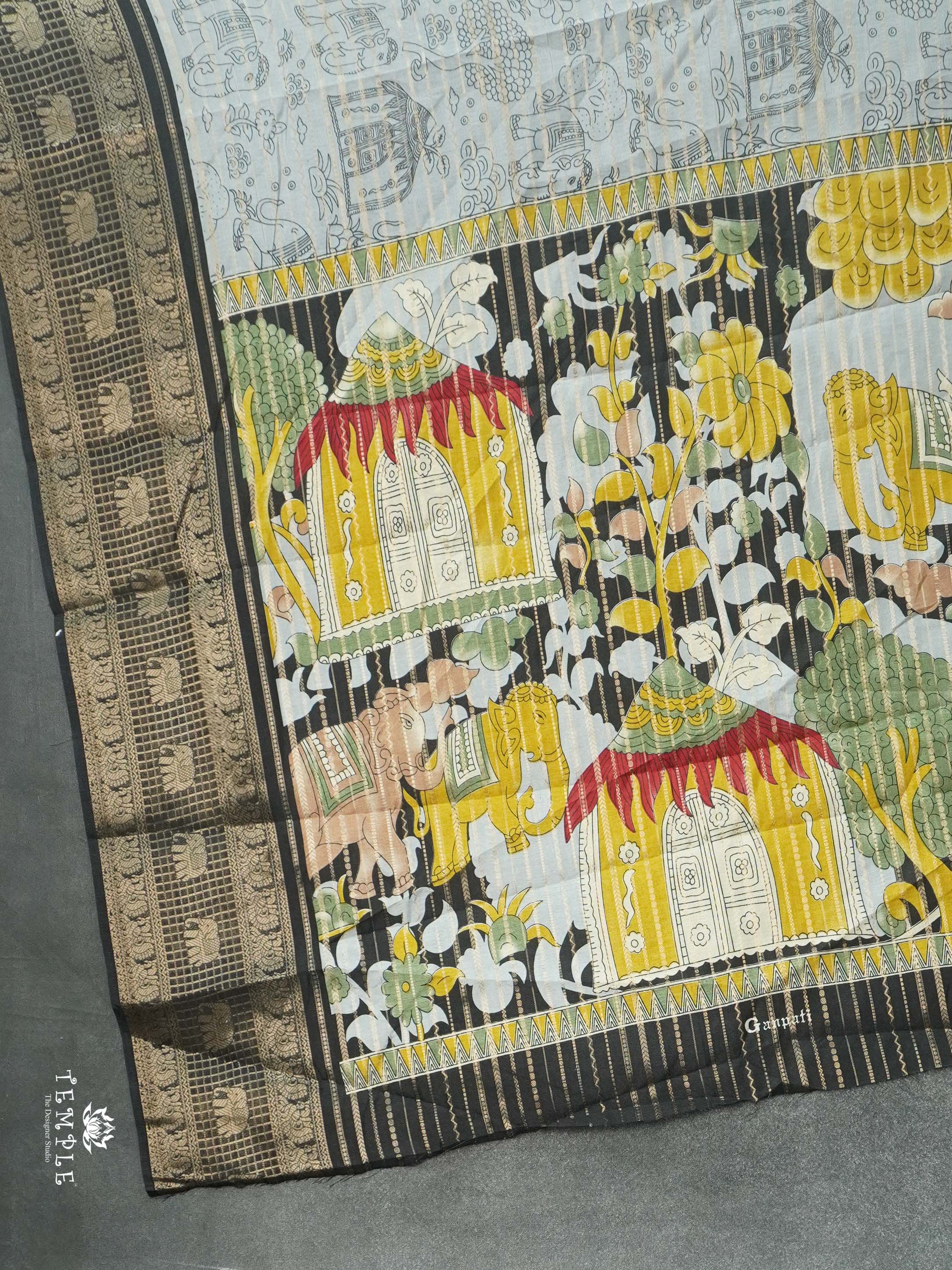 Printed Silk Saree | TTDS2696