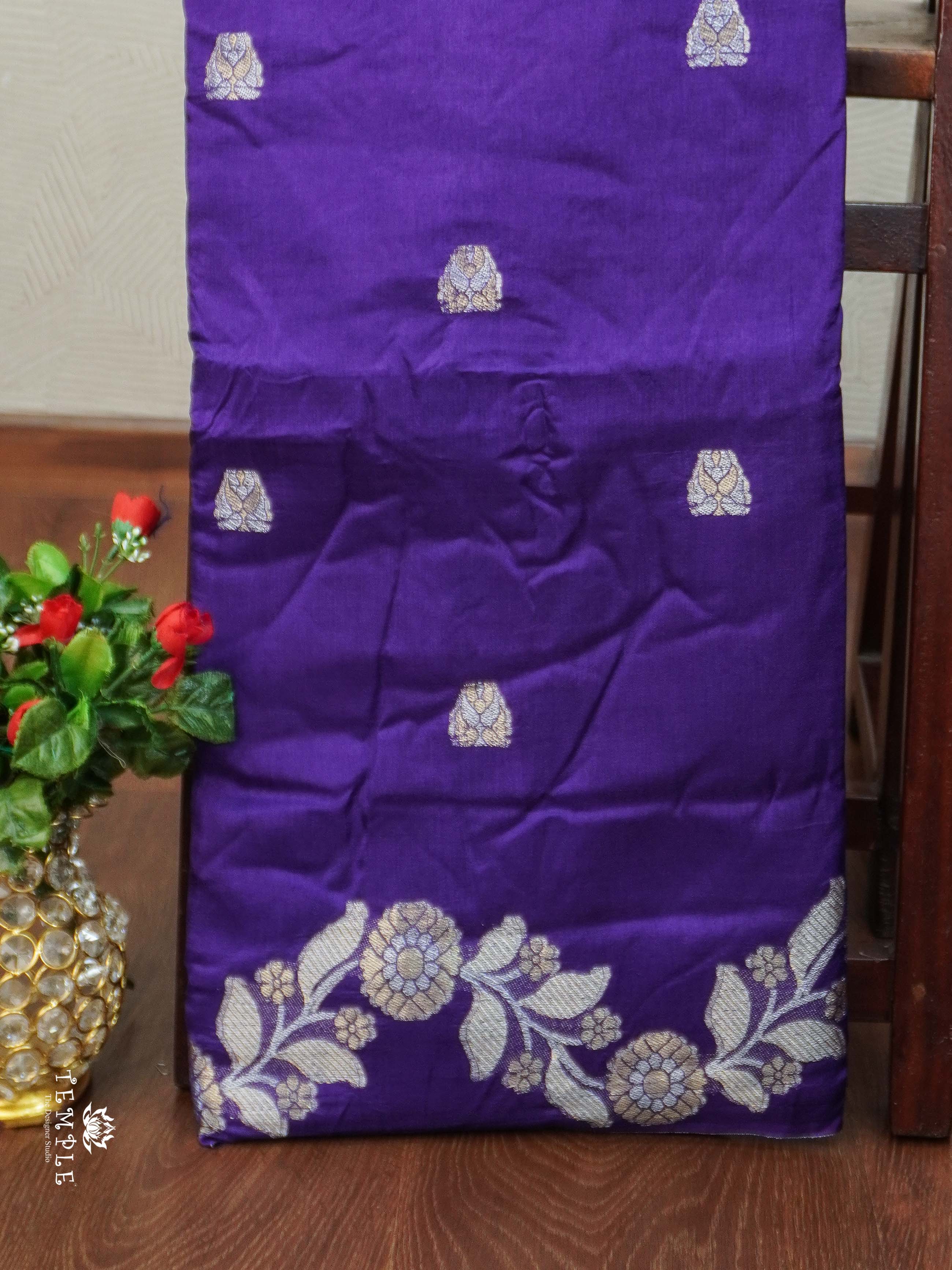 Mashru Silk Saree Satin Border | TTDS2222