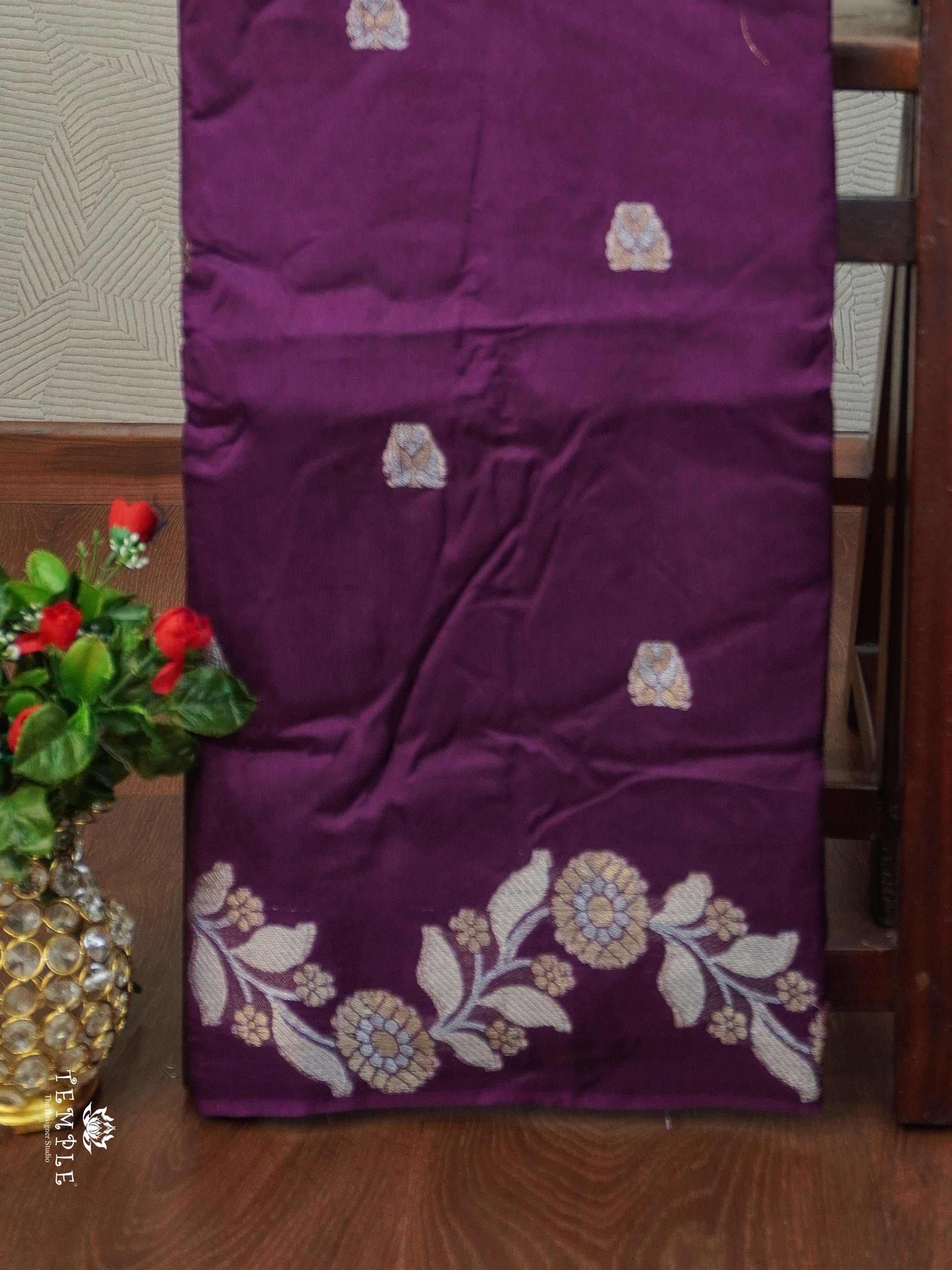 Mashru Silk Saree Satin Border | TTDS2222