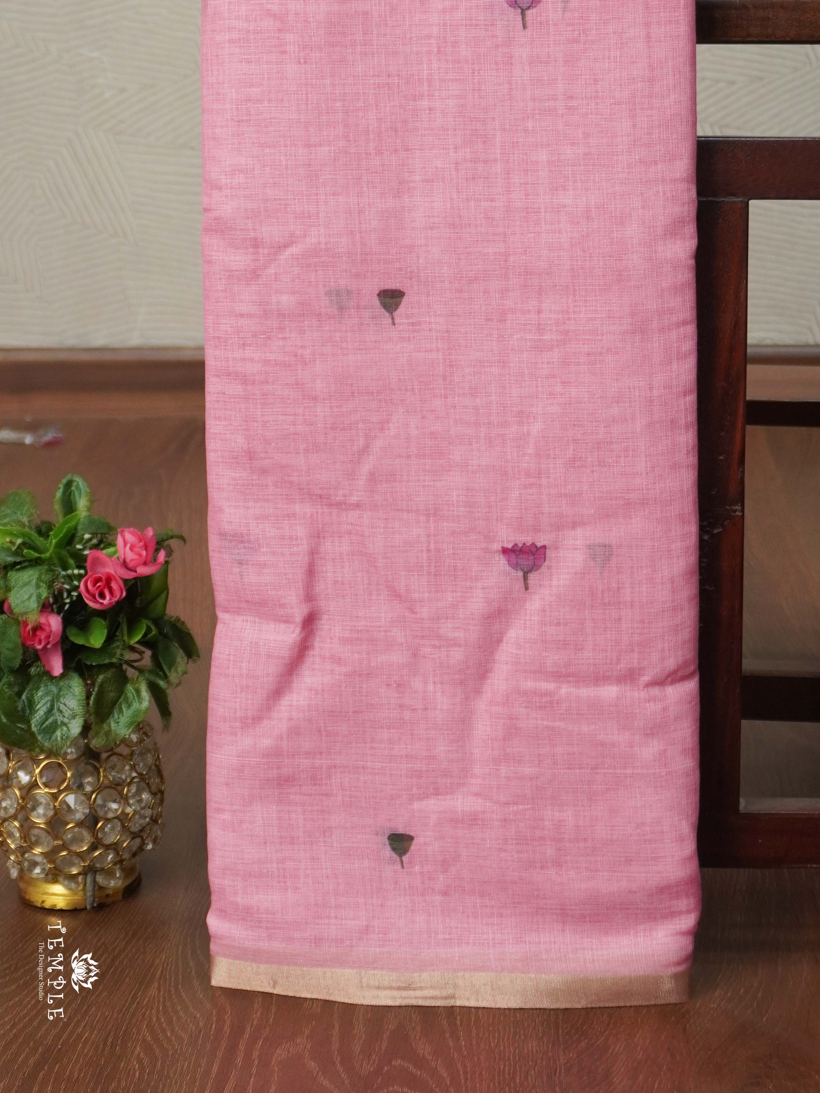 Chanderi Cotton saree | TTDS2702