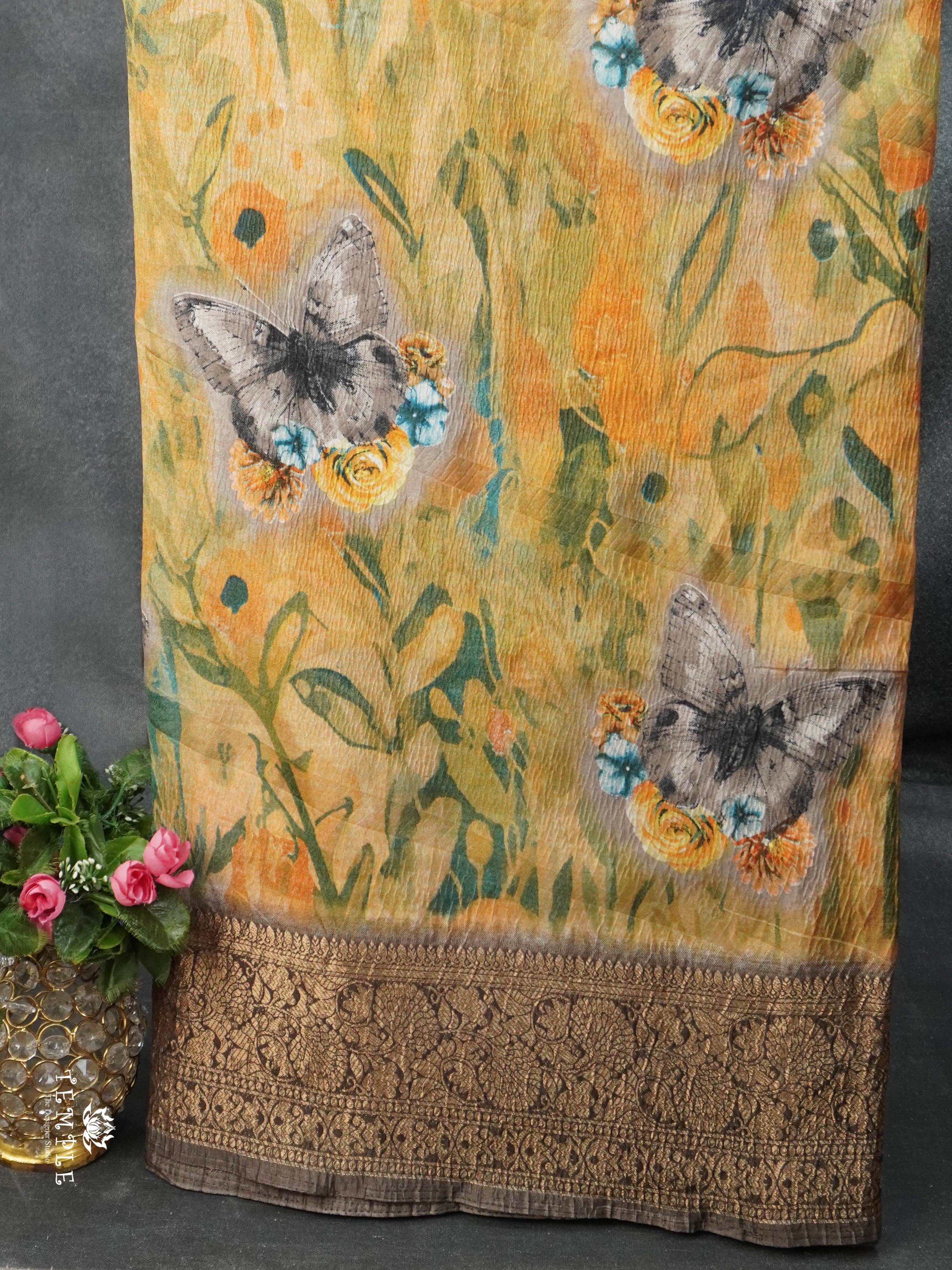 Crushed Tissue Saree | TTDS2789