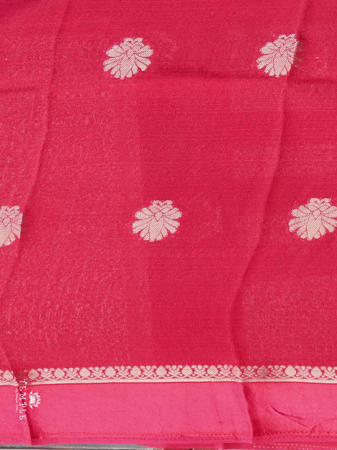 Khadi Silk Saree(Pink) | TTDS2701