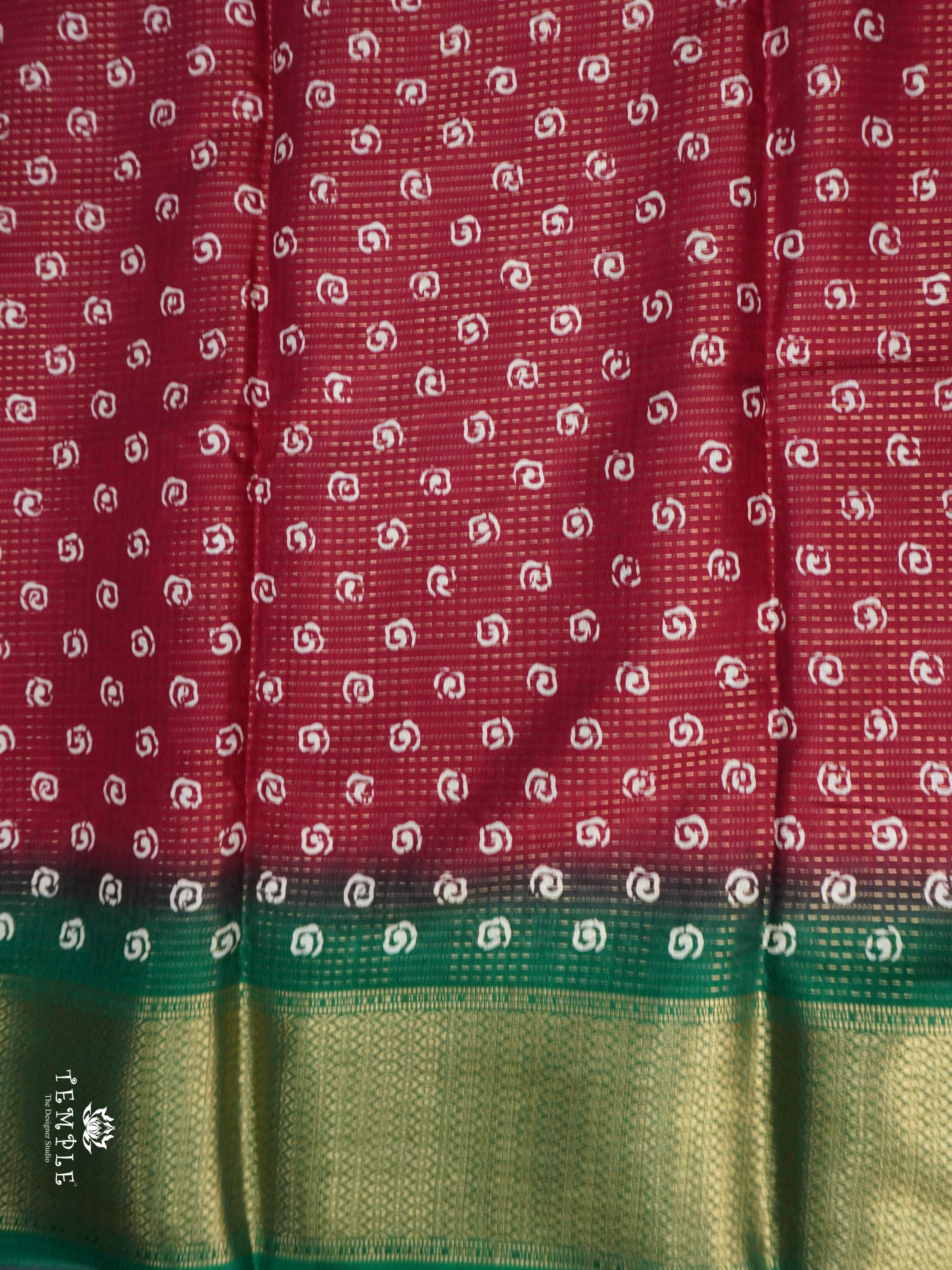 Printed Vaira Oosi Dola Saree | TTDS1822