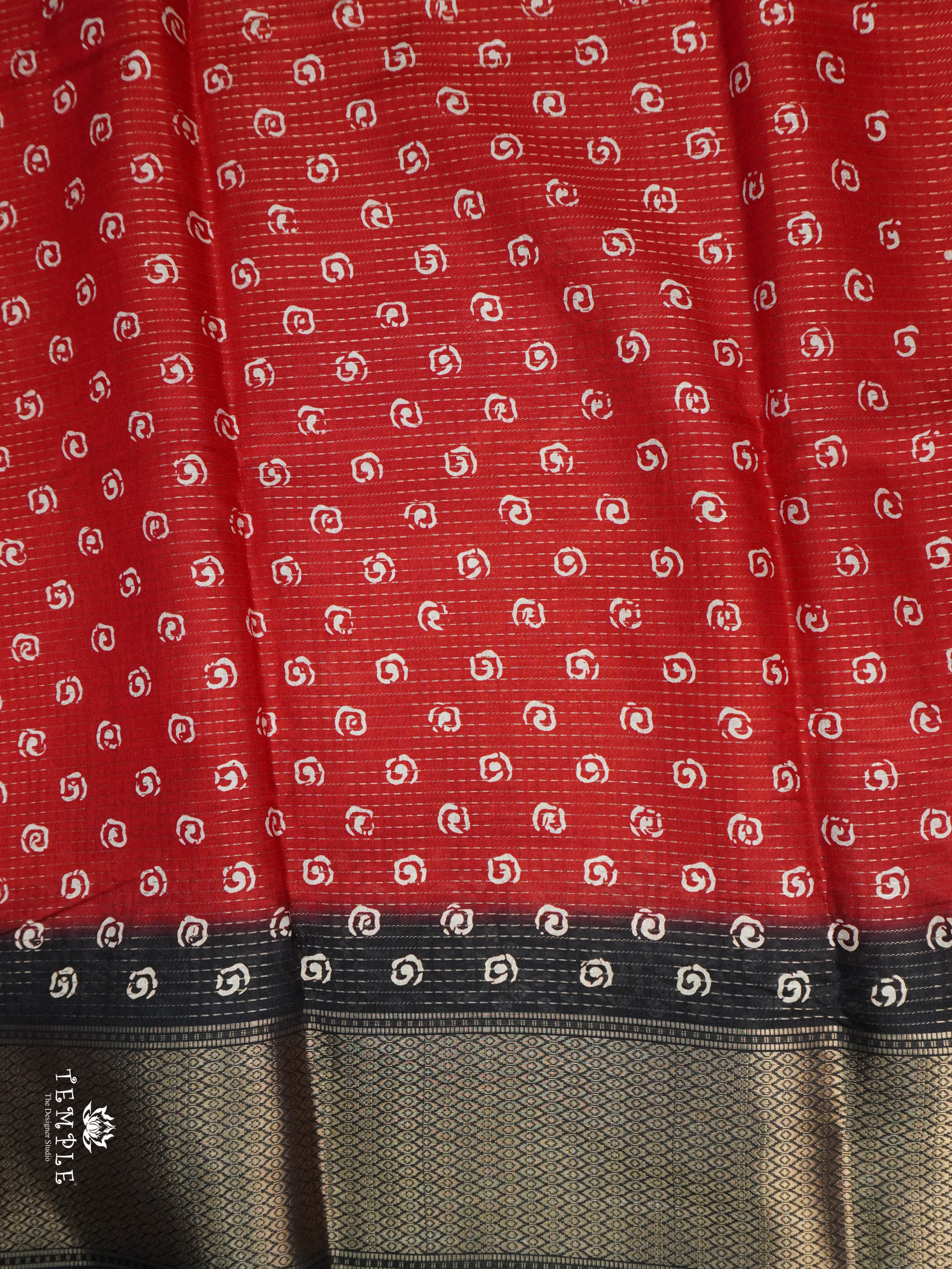 Printed Vaira Oosi Dola Saree | TTDS1822