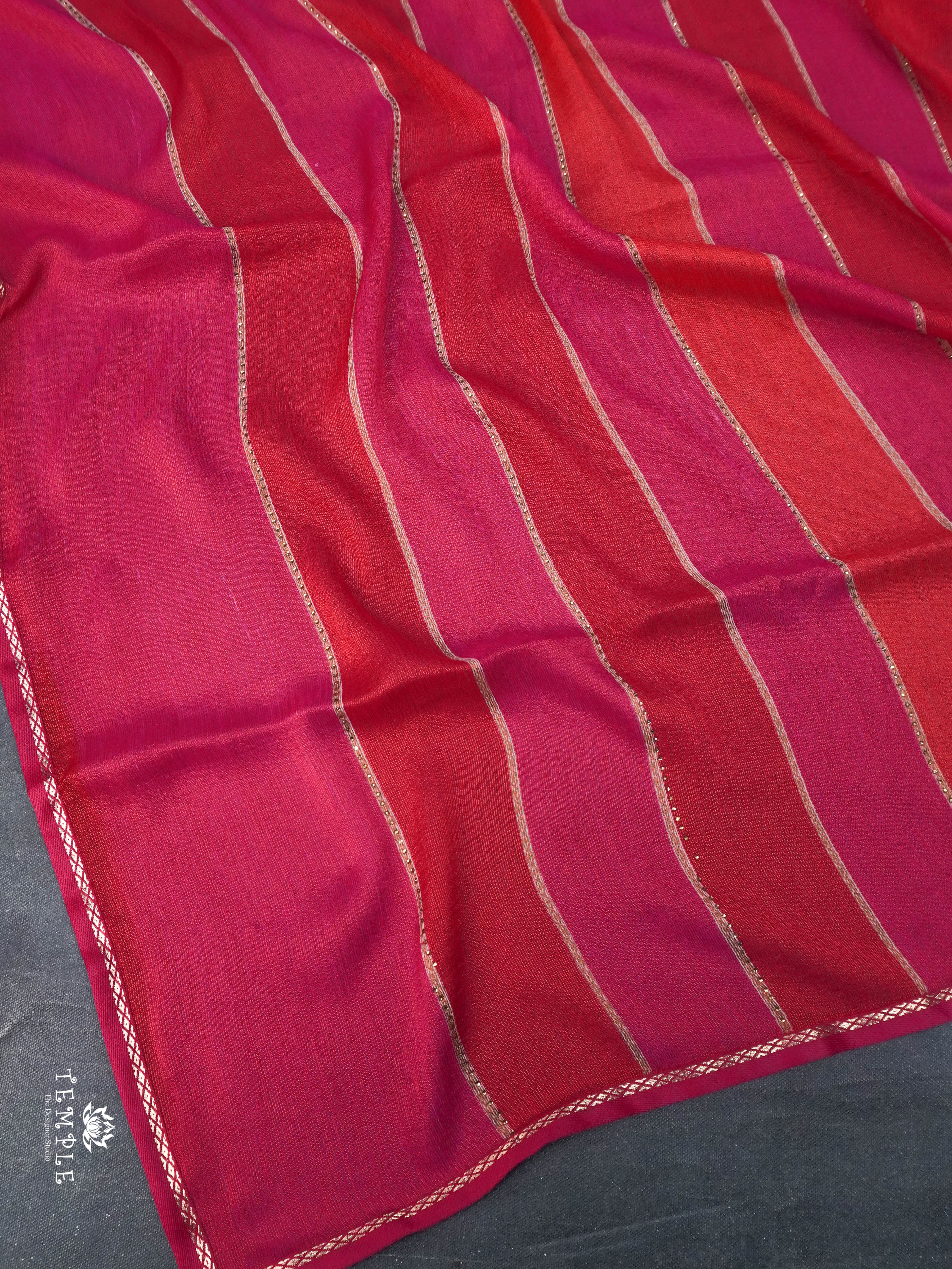 Multi Colour Georgette Saree (Pink Shade) | TTDS1786