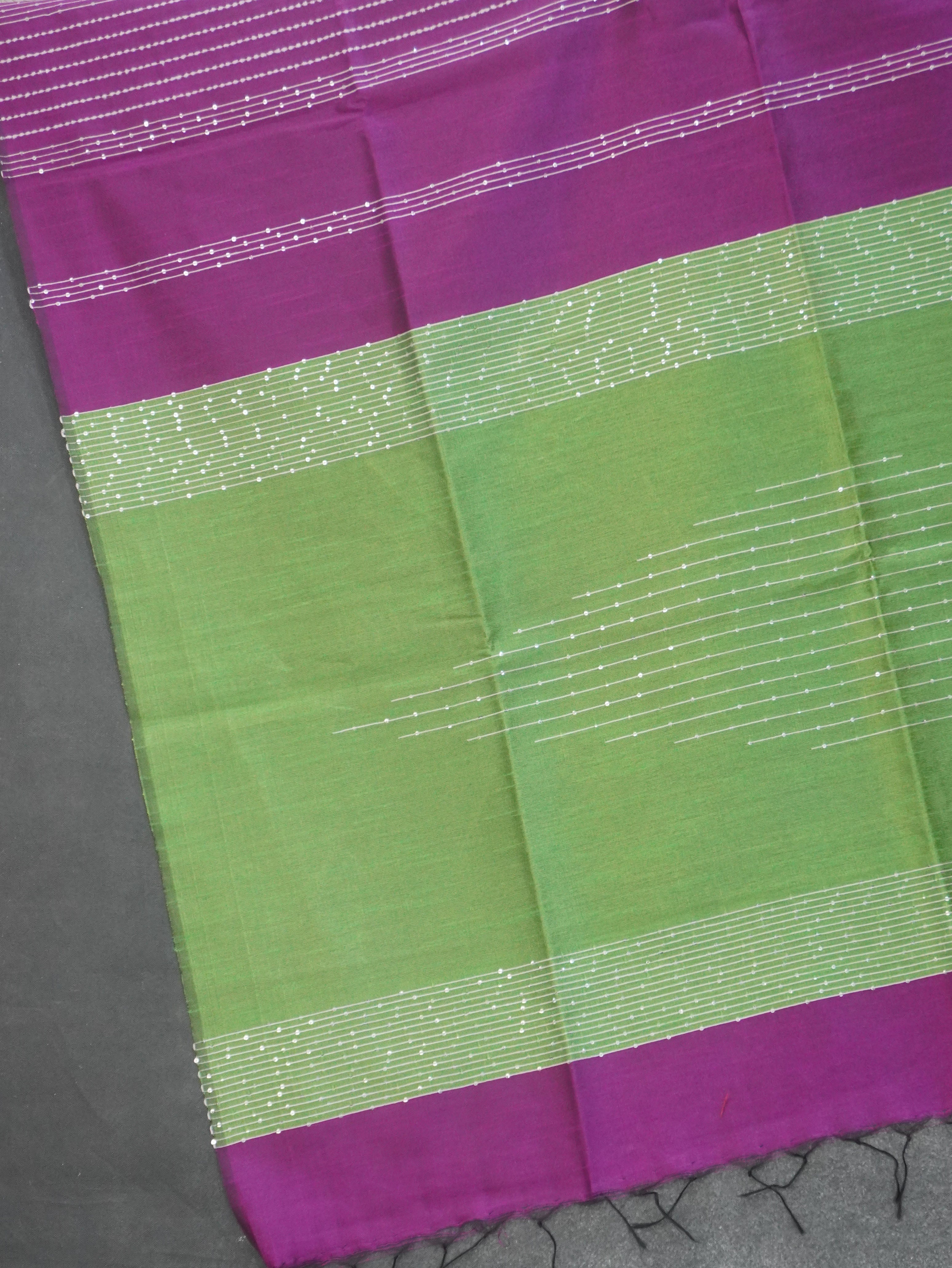 Raw Silk Saree with sequins Work | TTDS2100