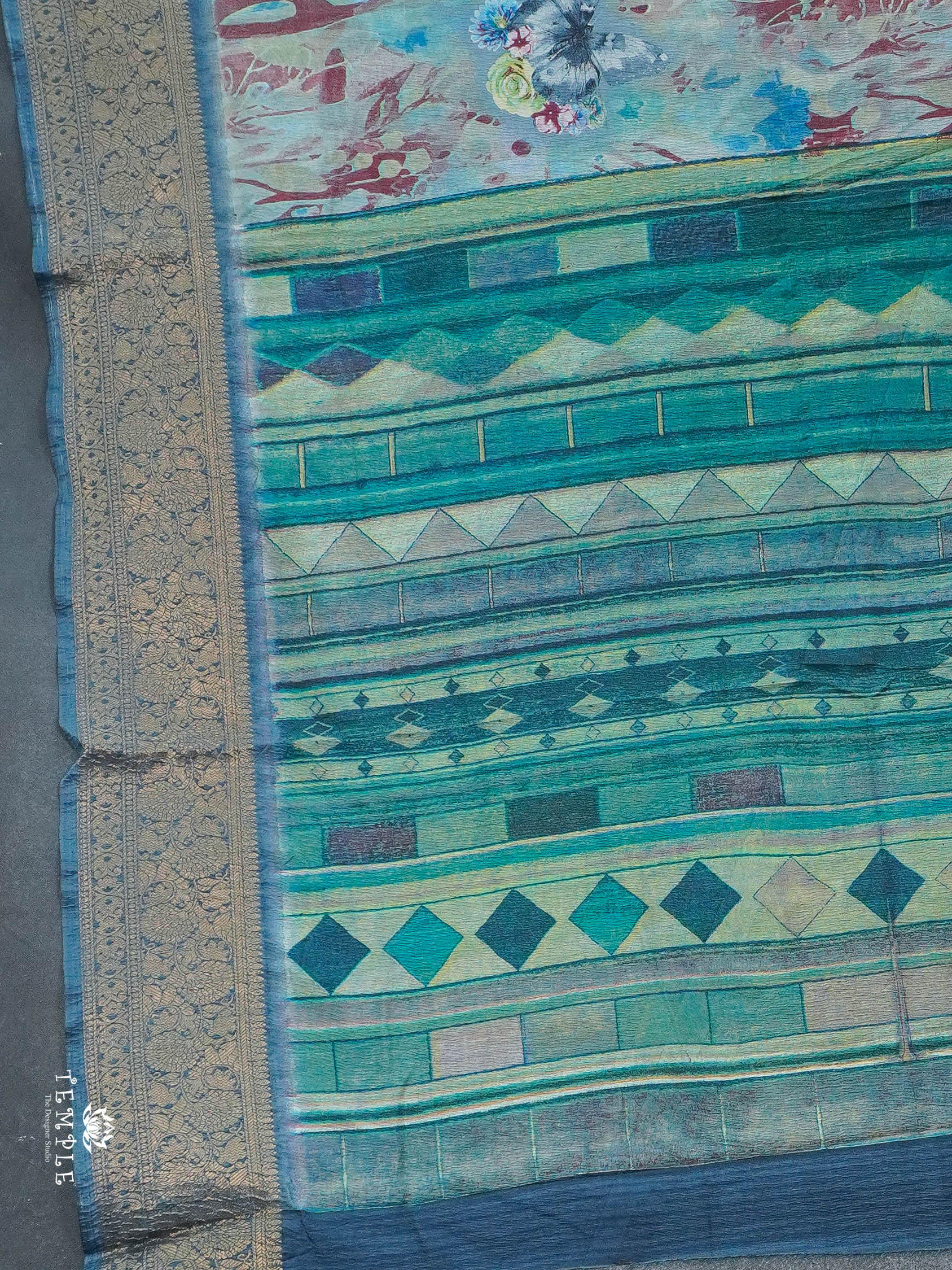 Crushed Tissue Saree | TTDS2789