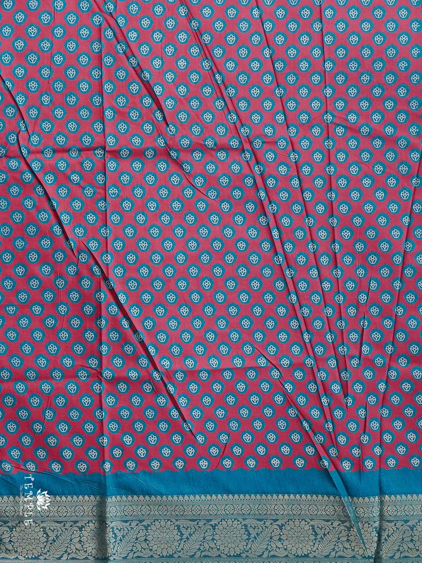 Printed Pashmina Touch Saree | TTDS2780