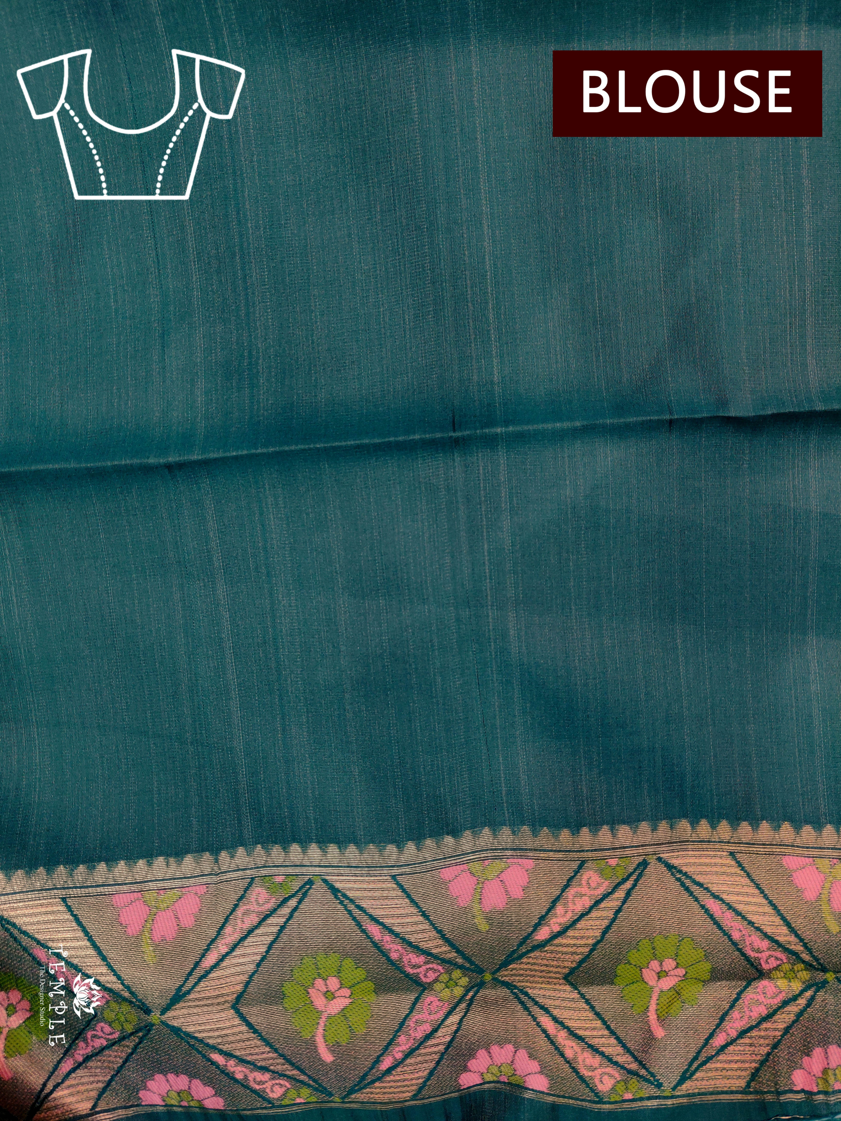 Semi Kanchi Brocade Silk Saree | TTDS1552 | Merry Deals