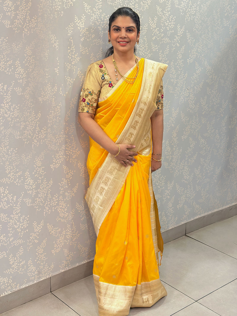 Semi Silk Saree | TTDS3226