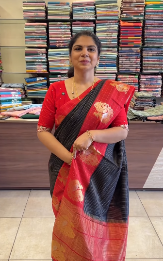 Mysore Crepe Silk Saree(Black) | TTDS3139 | PRE BOOKING