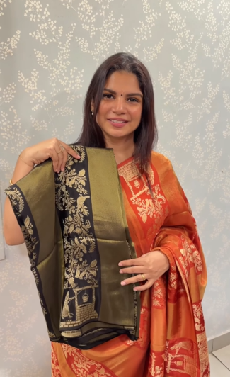 Russian Silk Saree | TTDS2584