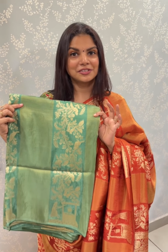 Russian Silk Saree | TTDS2584