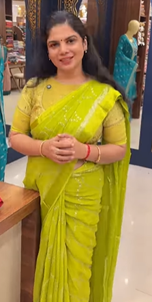Designer Georgette Saree | TTDS2382