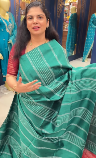 Raw Silk Saree with sequins Work | TTDS2100