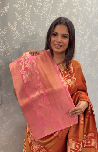Russian Silk Saree | TTDS2584