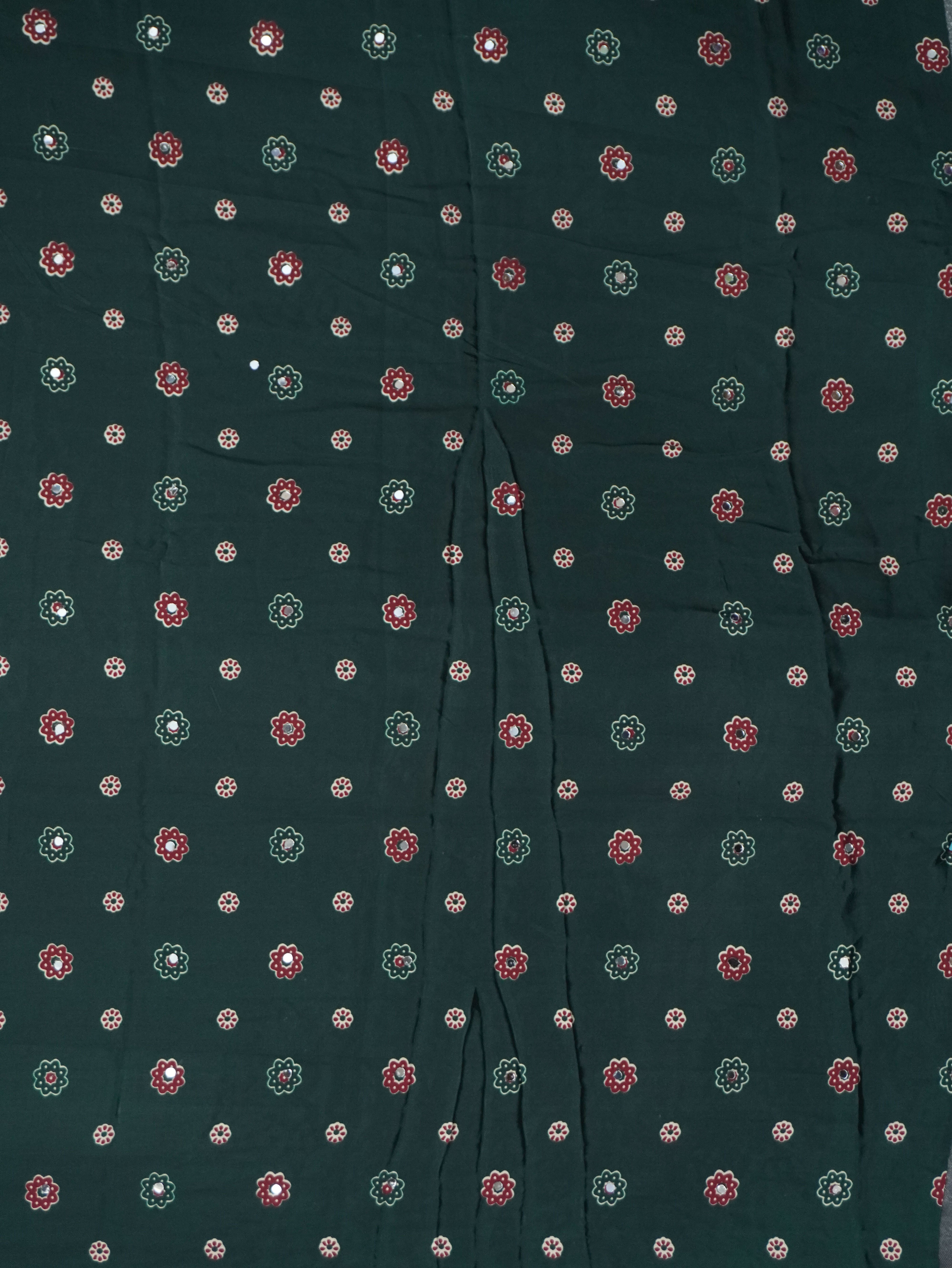Ajrakh Printed Modal Silk Saree | TTDS3167