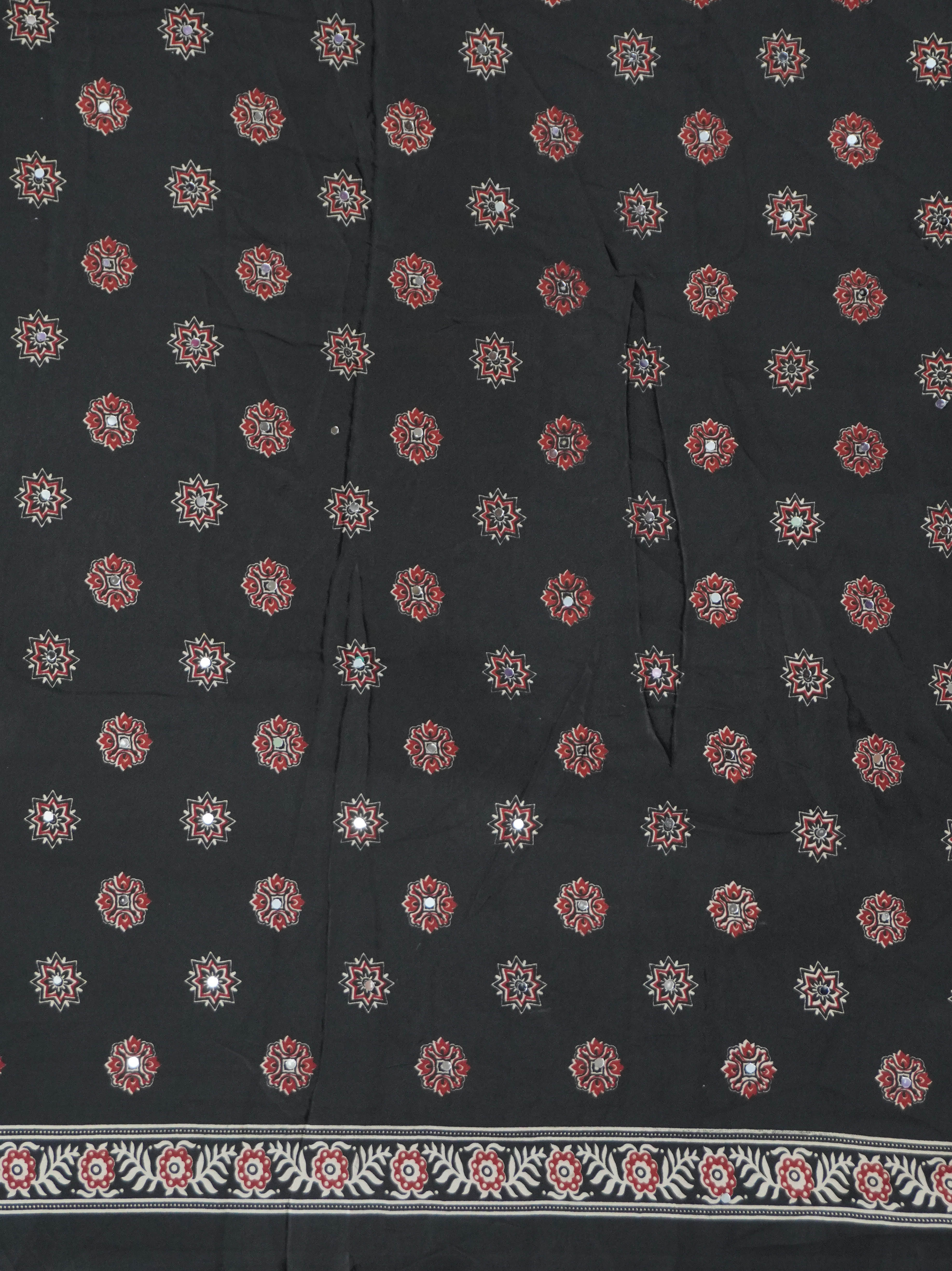 Modal Silk Saree With Mirror Work | TTDS3164