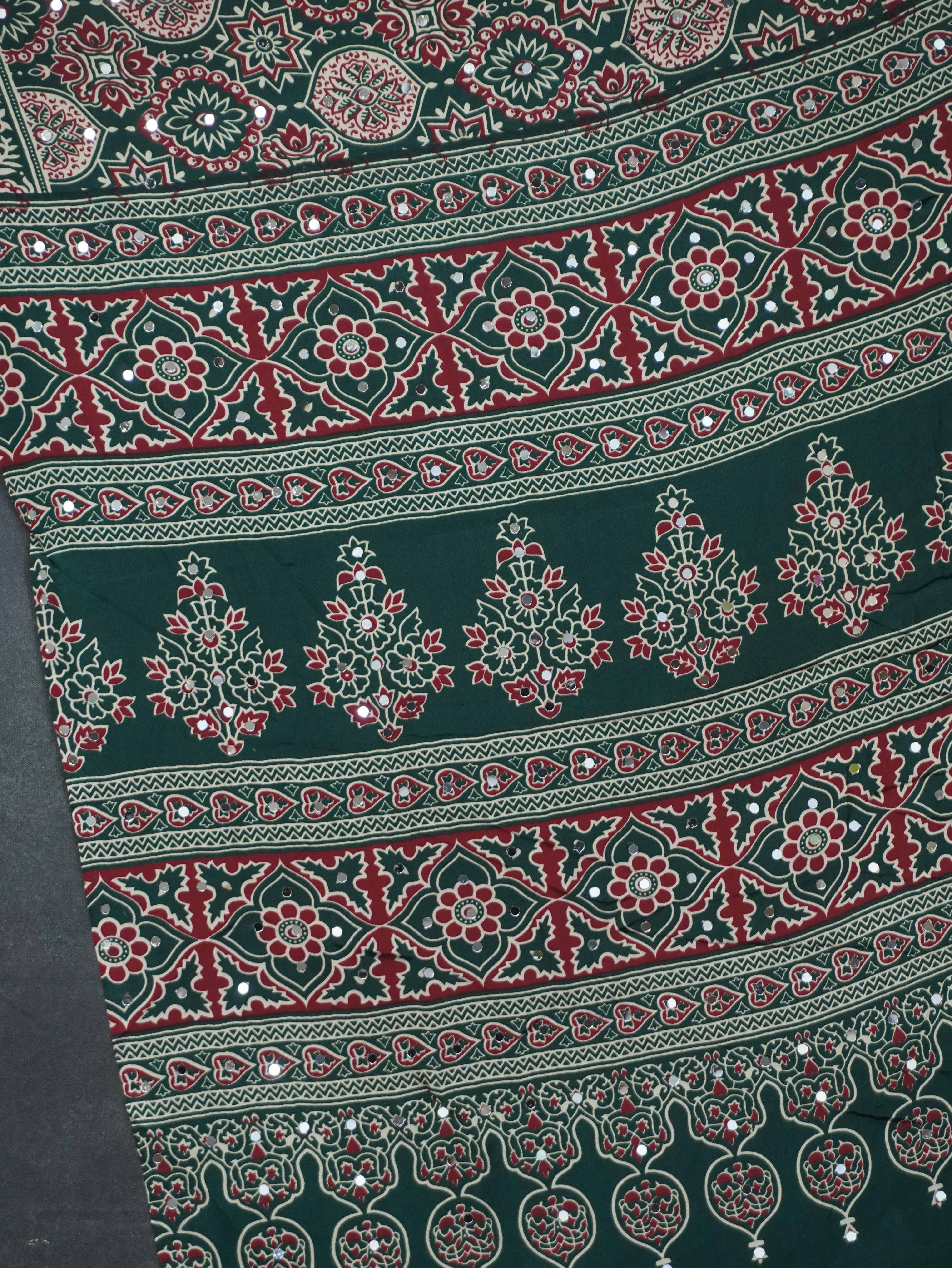 Modal Silk Saree With Mirror Work | TTDS3164